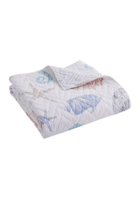 Blue Sea Quilted Throw