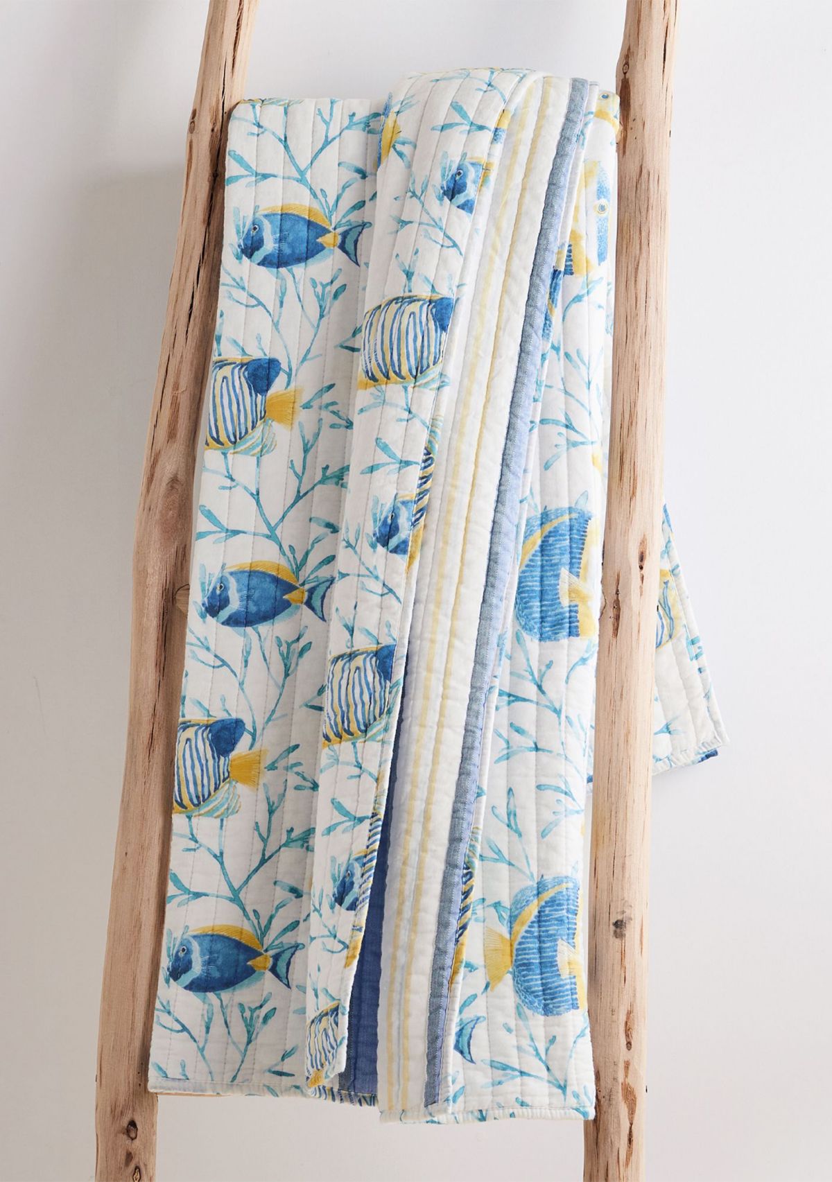 Tropical Sea Quilted Throw