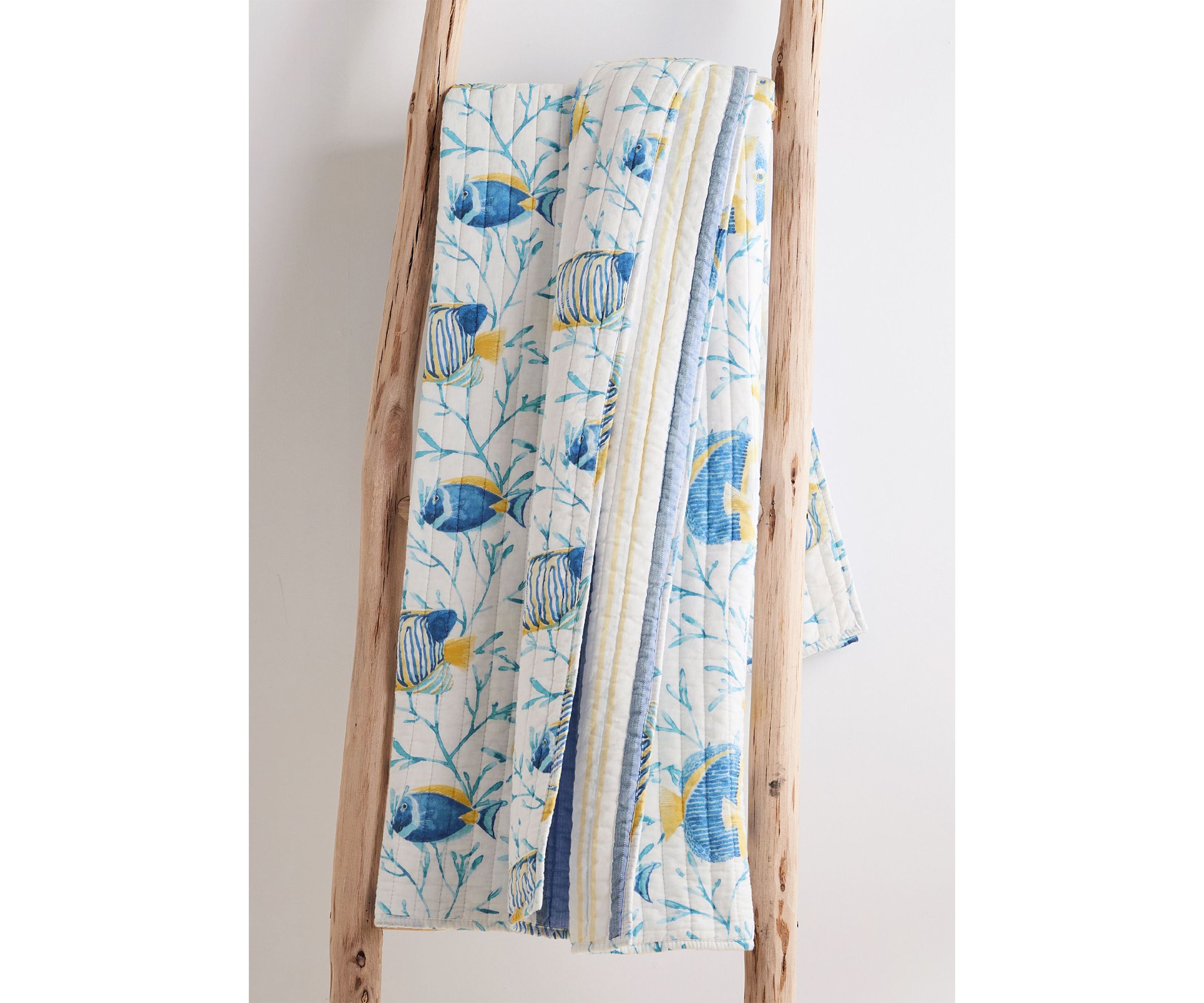 Tropical Sea Quilted Throw