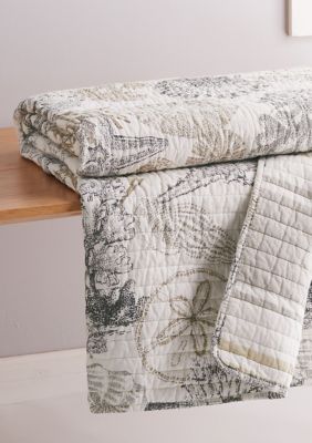 Caspian Sea Quilted Throw