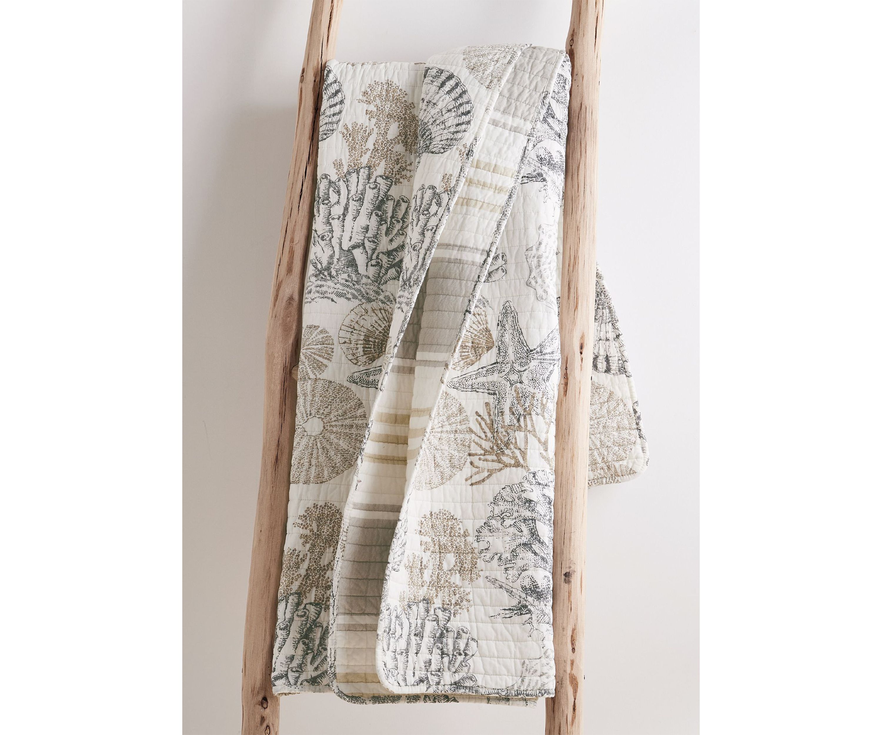 Caspian Sea Quilted Throw