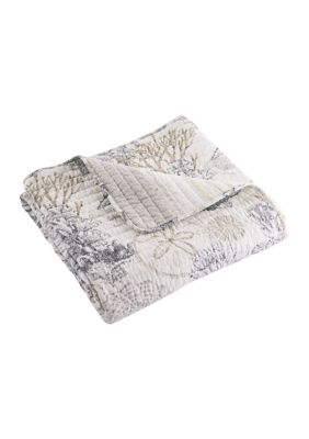 Caspian Sea Quilted Throw