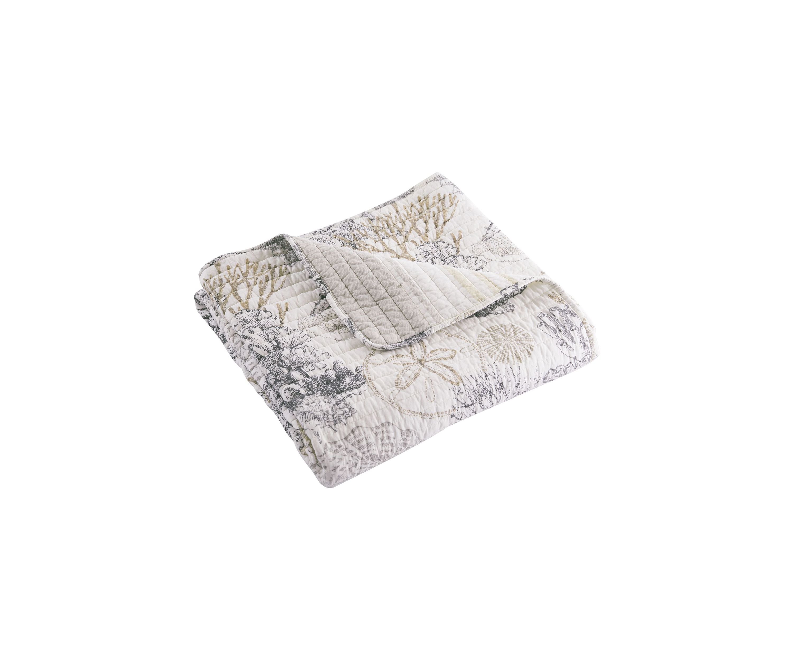 Caspian Sea Quilted Throw
