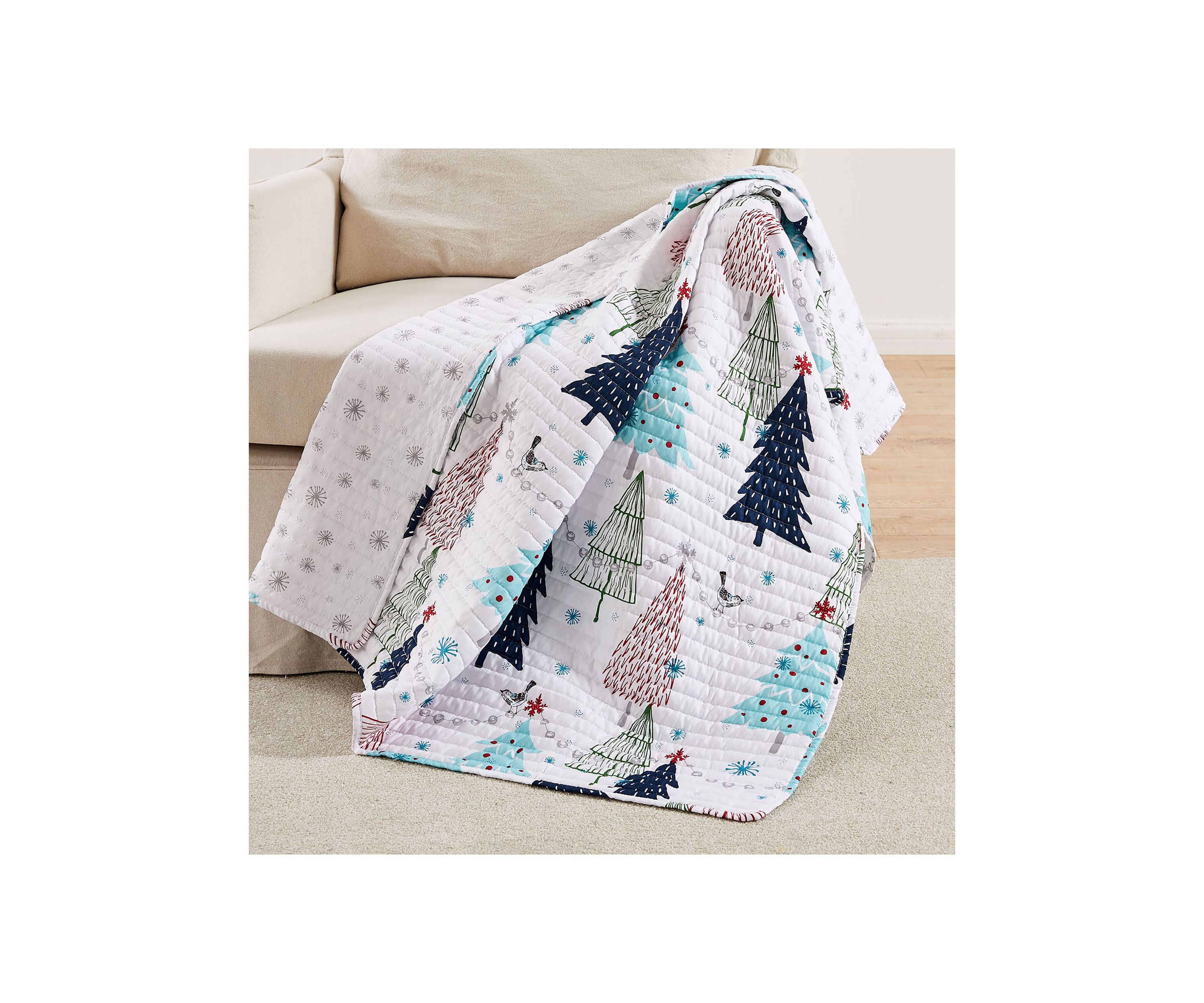 White Pine Quilted Throw