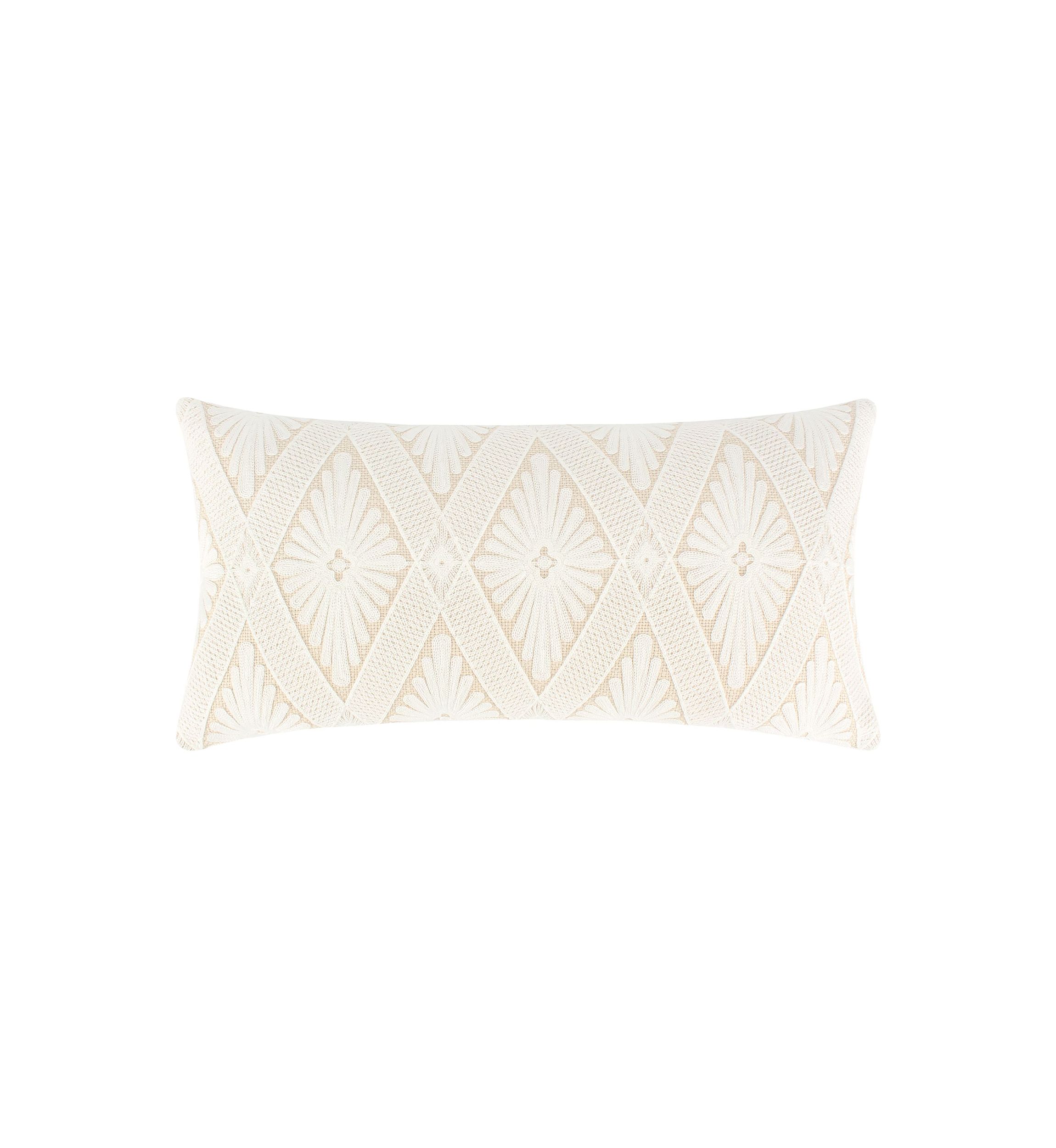 Lorrance Diamond Embroidered Pillow