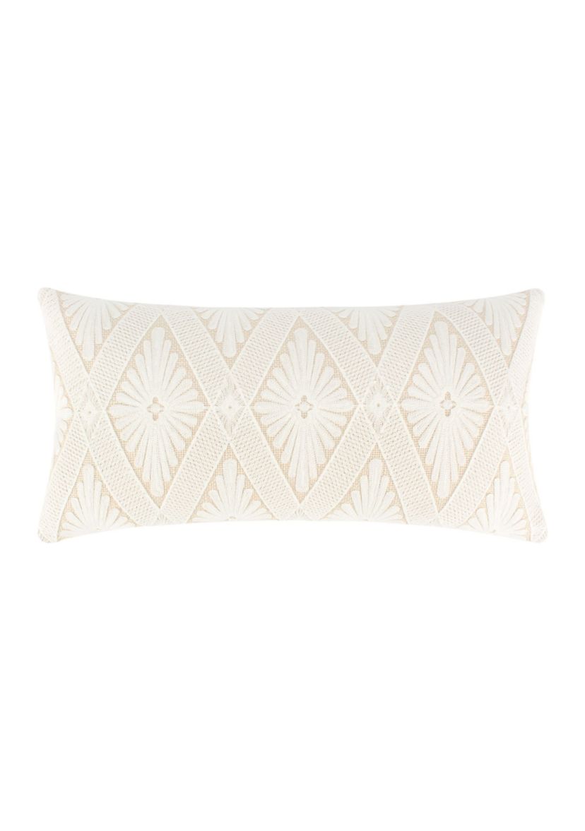 Lorrance Diamond Embroidered Pillow