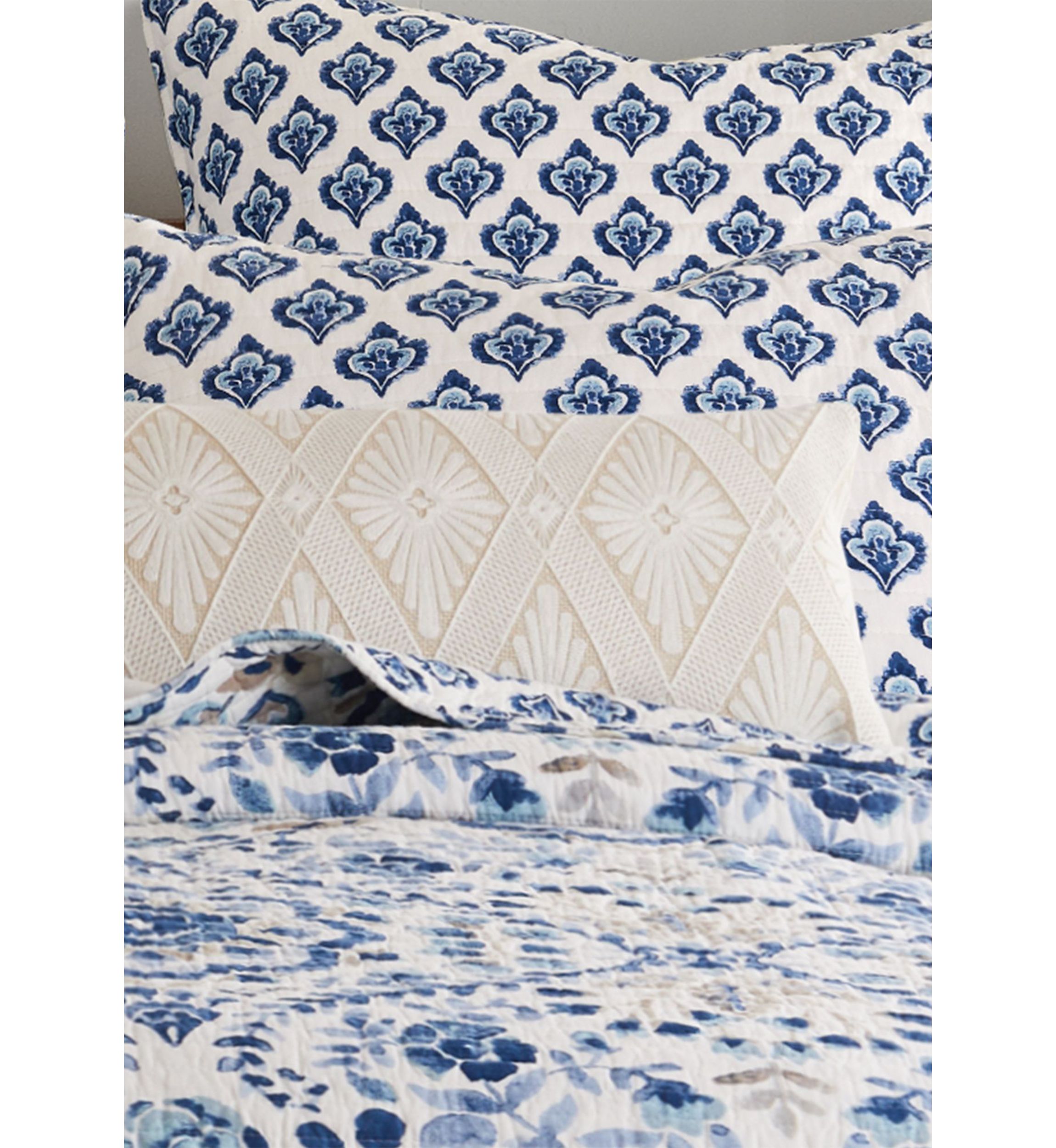 Lorrance Diamond Embroidered Pillow