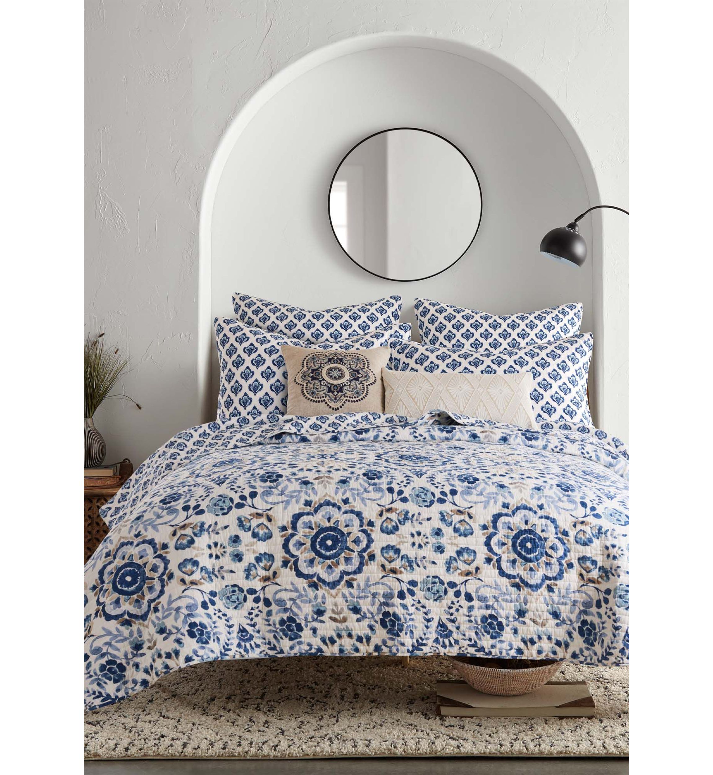 Lorrance Diamond Embroidered Pillow