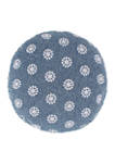 Wexford Blue Round Pillow
