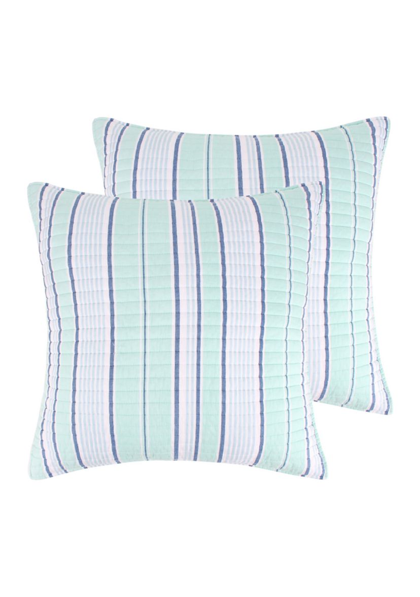 Deep Sea Multicolor Euro Shams - 2 Pack 