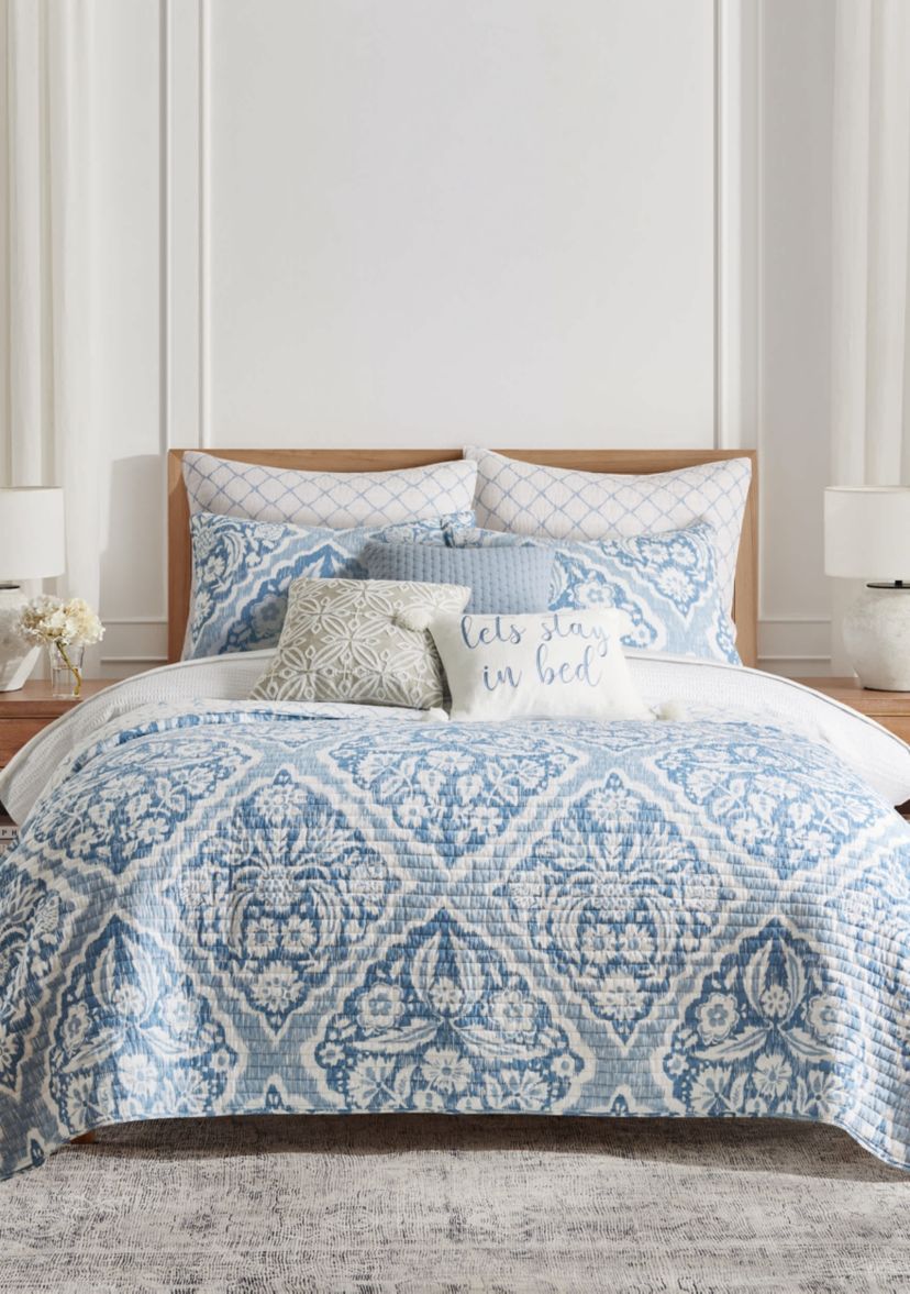 Becker Blue Euro Sham Set of 2