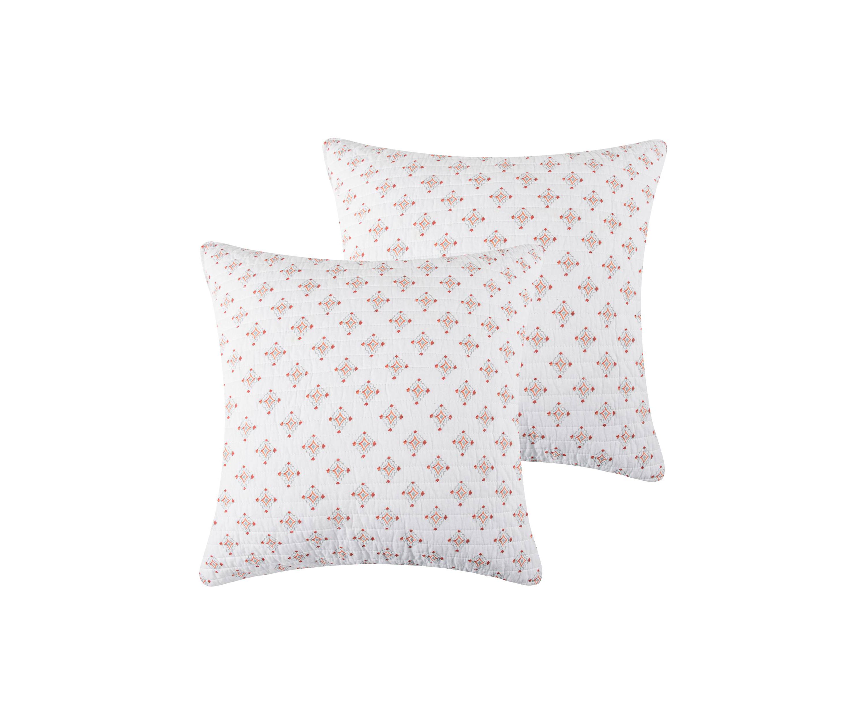 Bertelli Off-White Euro Sham Set of 2