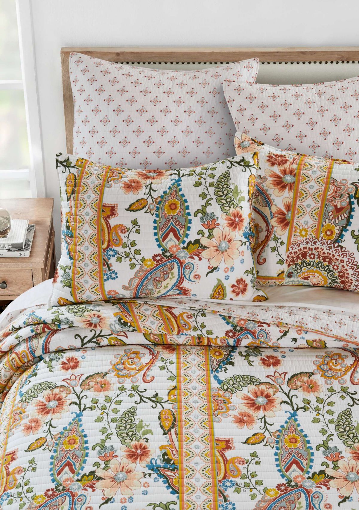 Bertelli Off-White Euro Sham Set of 2