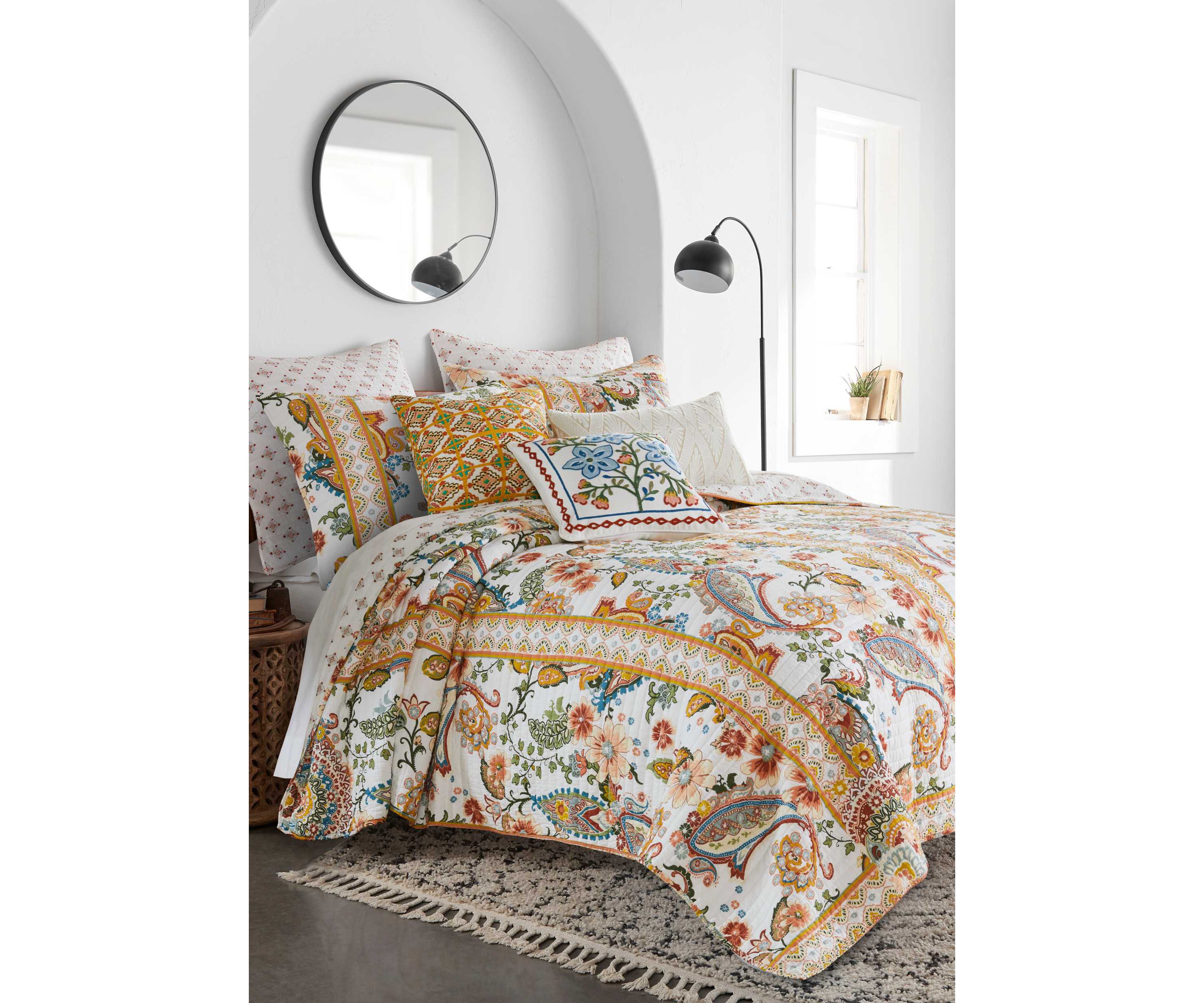 Bertelli Off-White Euro Sham Set of 2