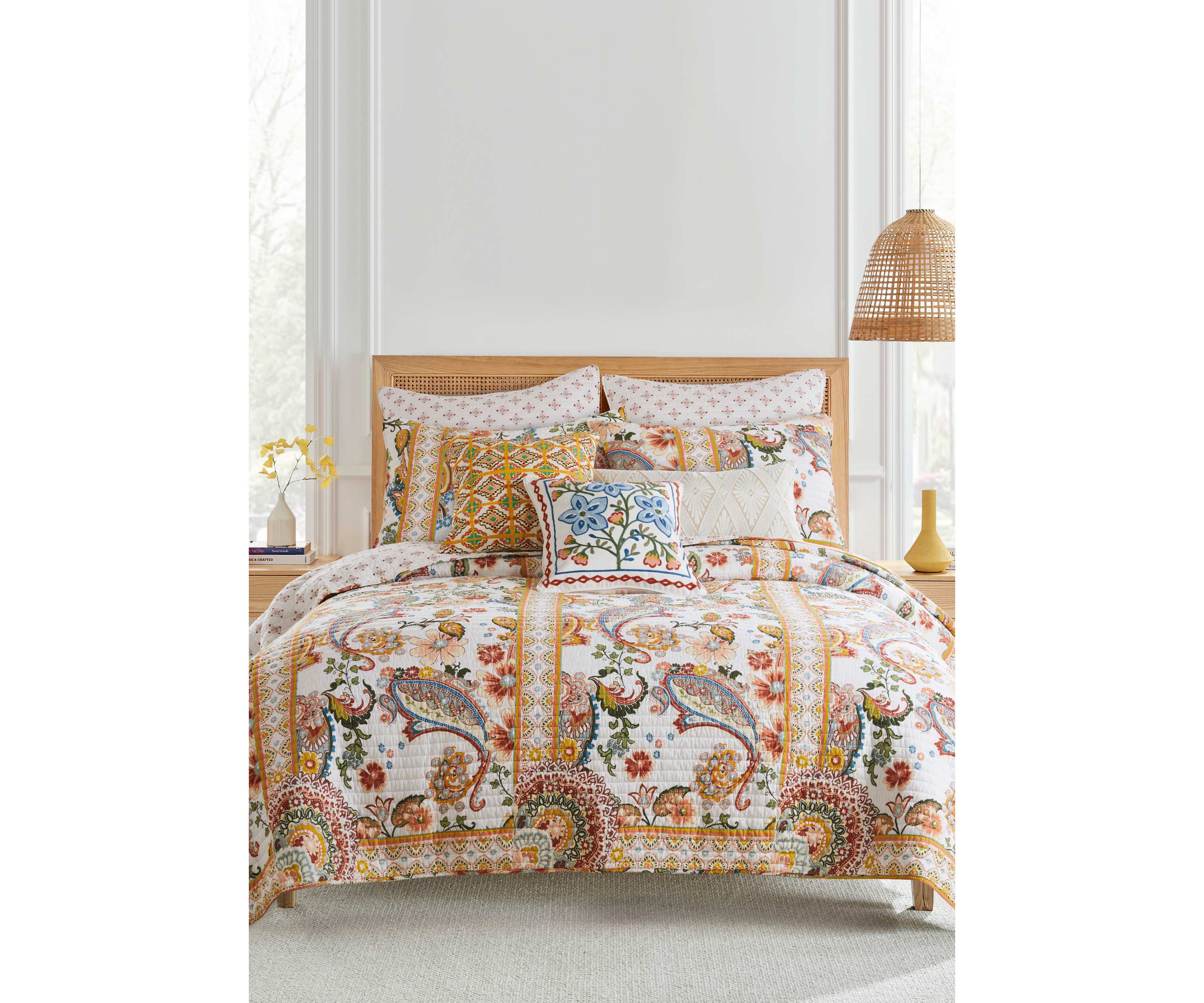 Bertelli Off-White Euro Sham Set of 2