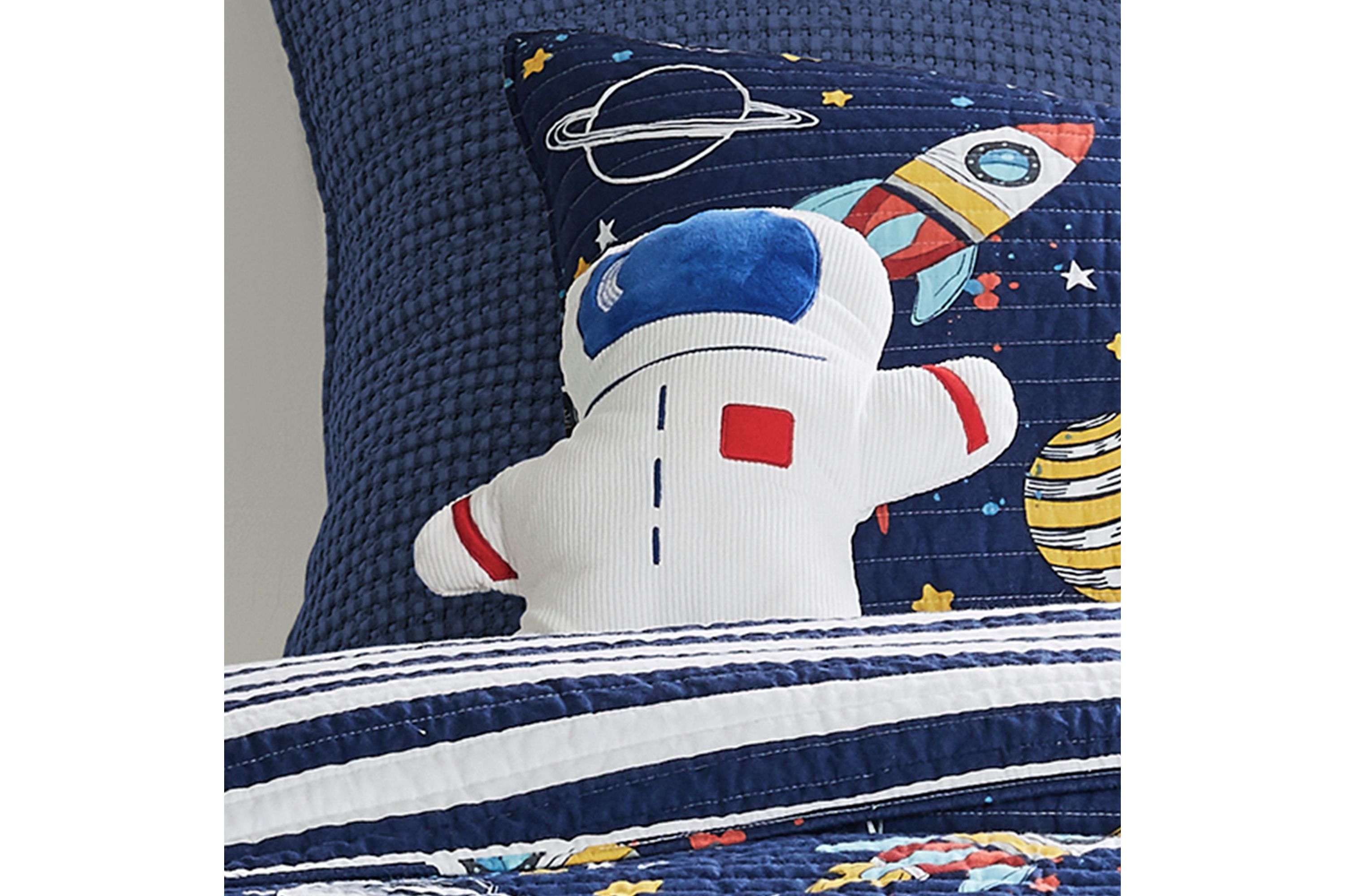 Galaxy Astronaut Shaped Pillow