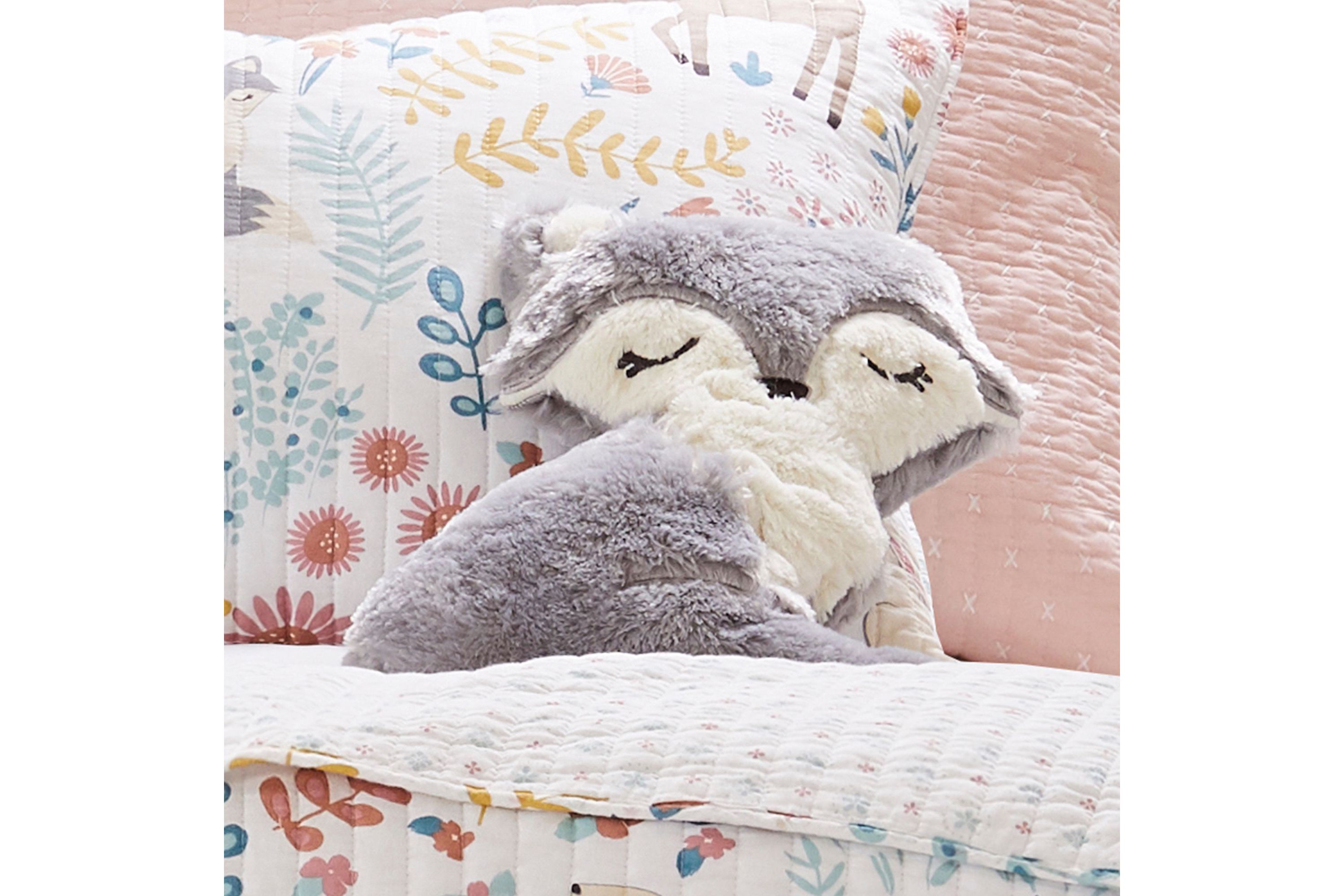 Fancy Forest Fox Shaped Pillow