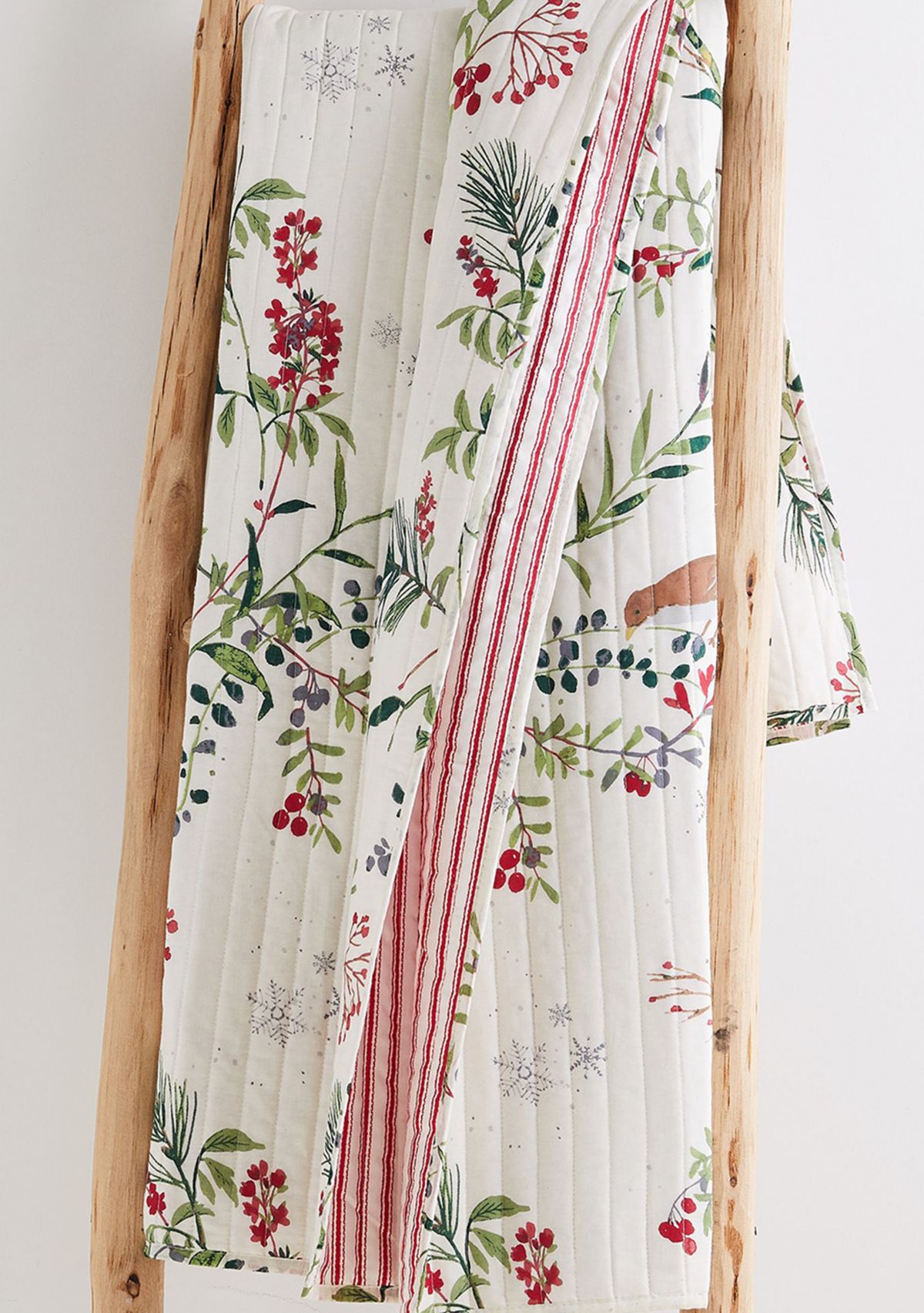 Winterberry Forest Quilted Throw