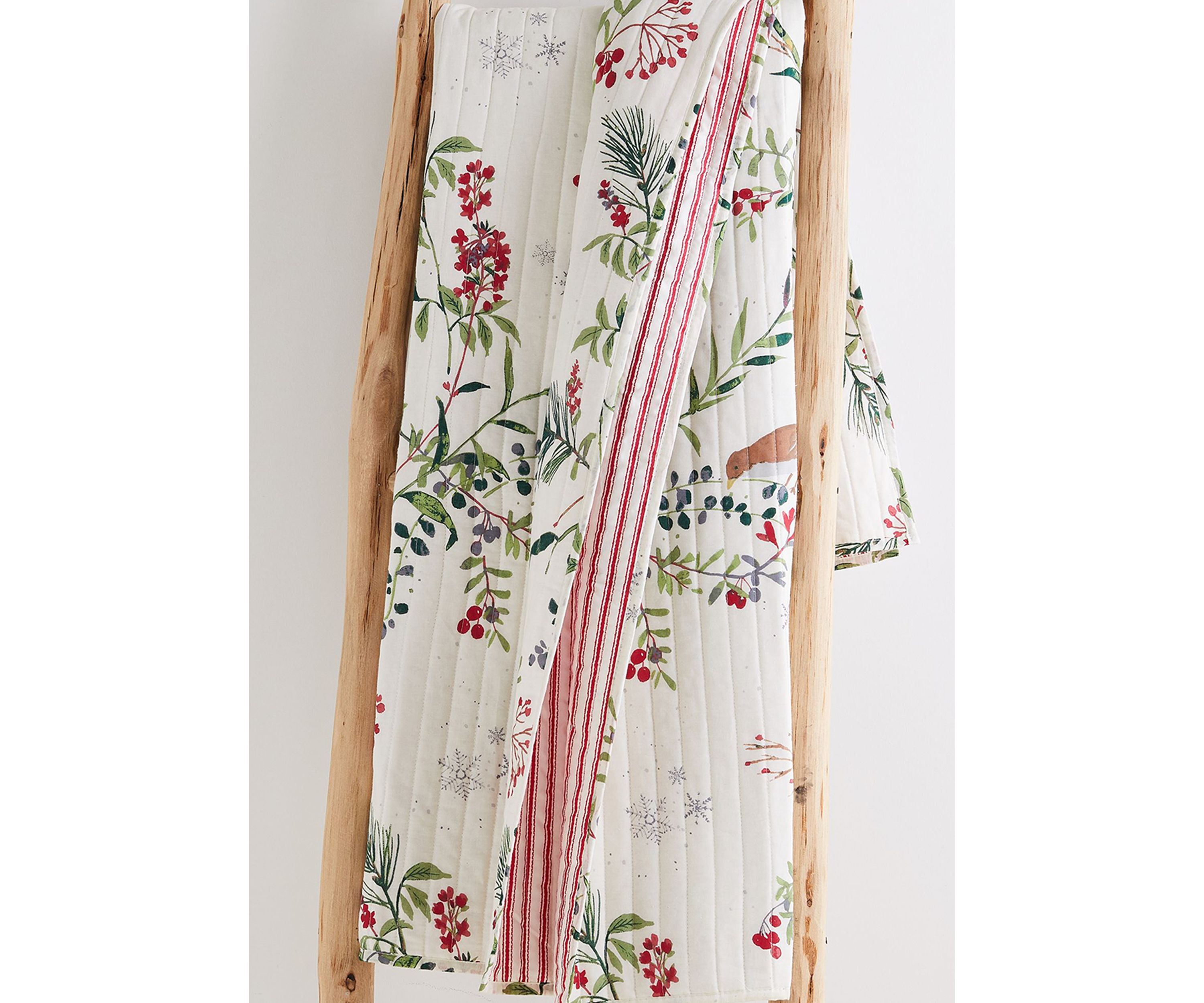 Winterberry Forest Quilted Throw