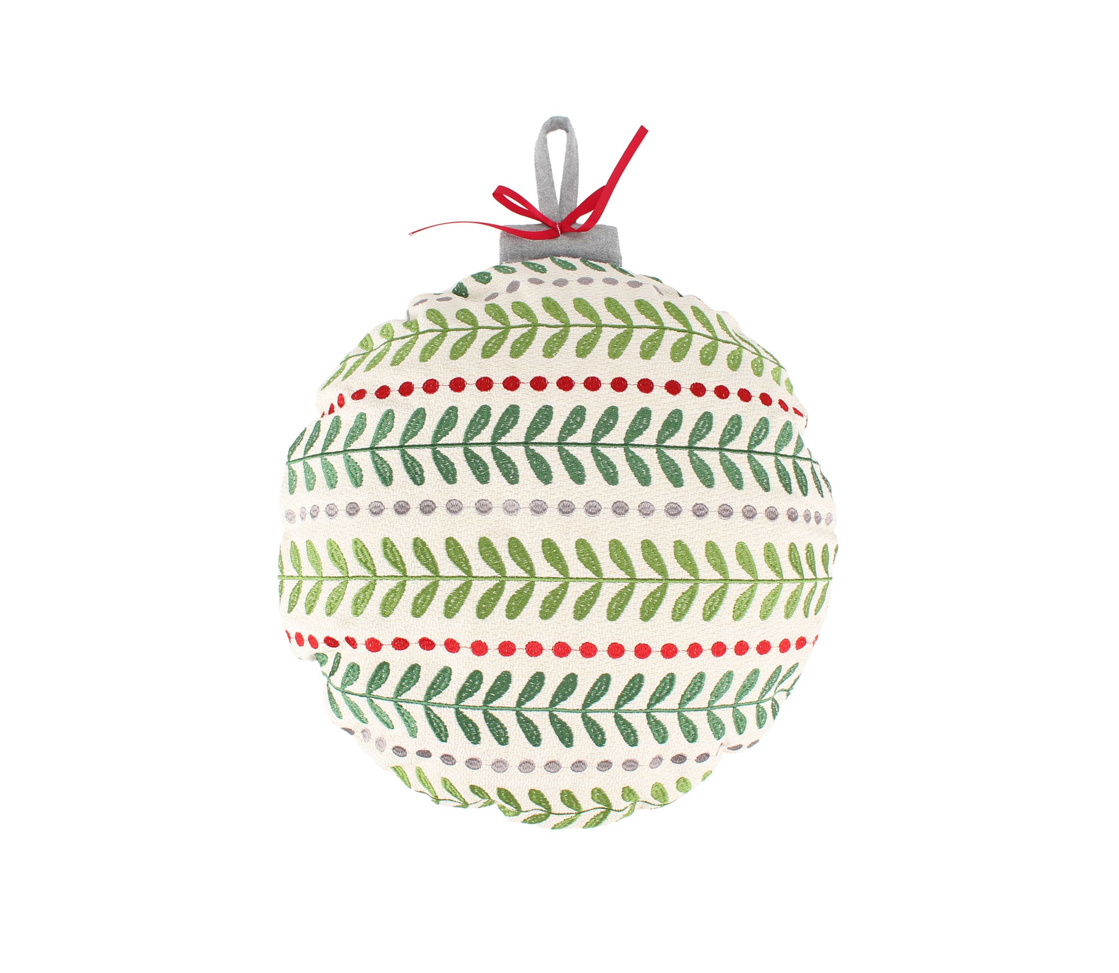 Meowy Christmas Ornament Pillow