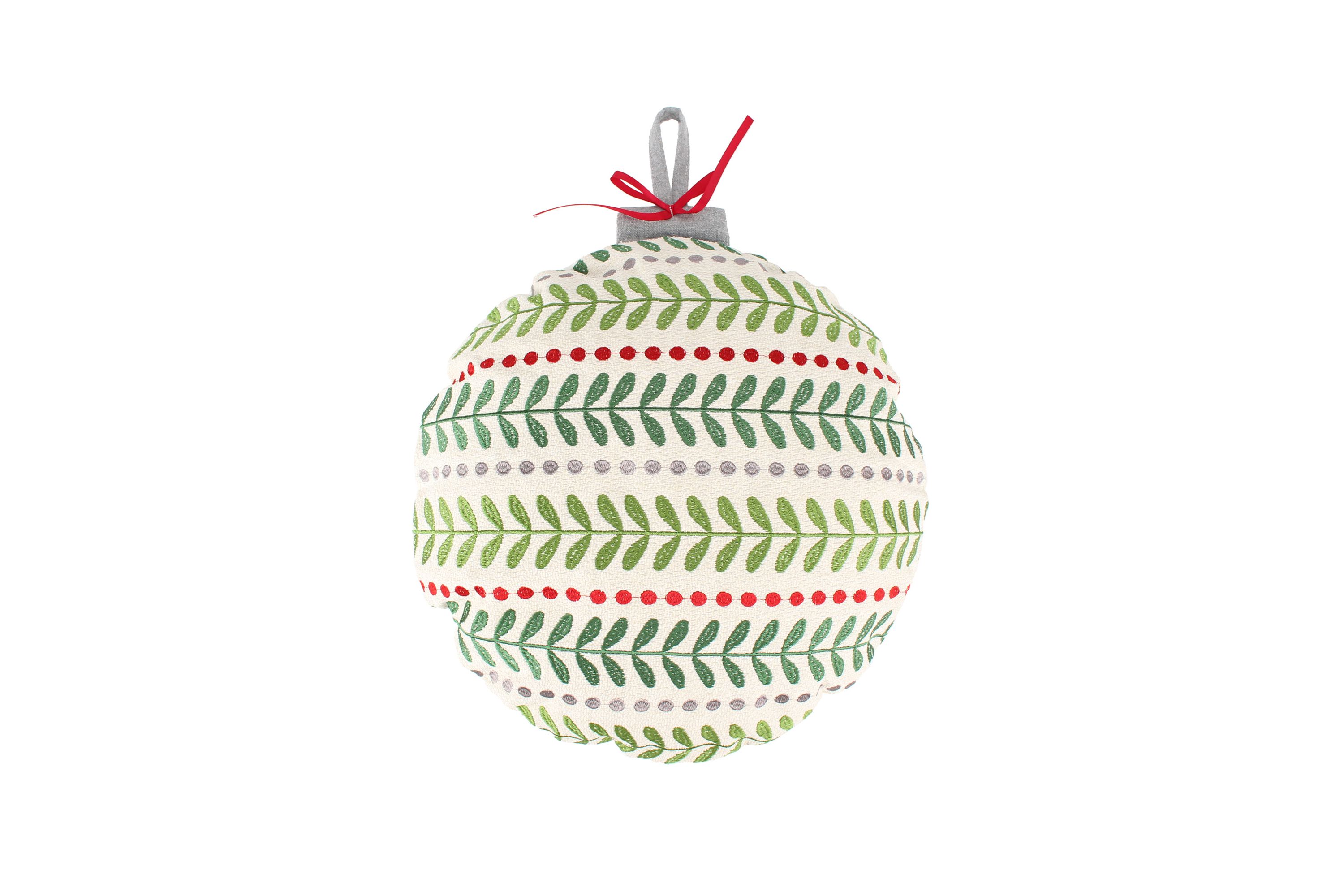 Meowy Christmas Ornament Pillow