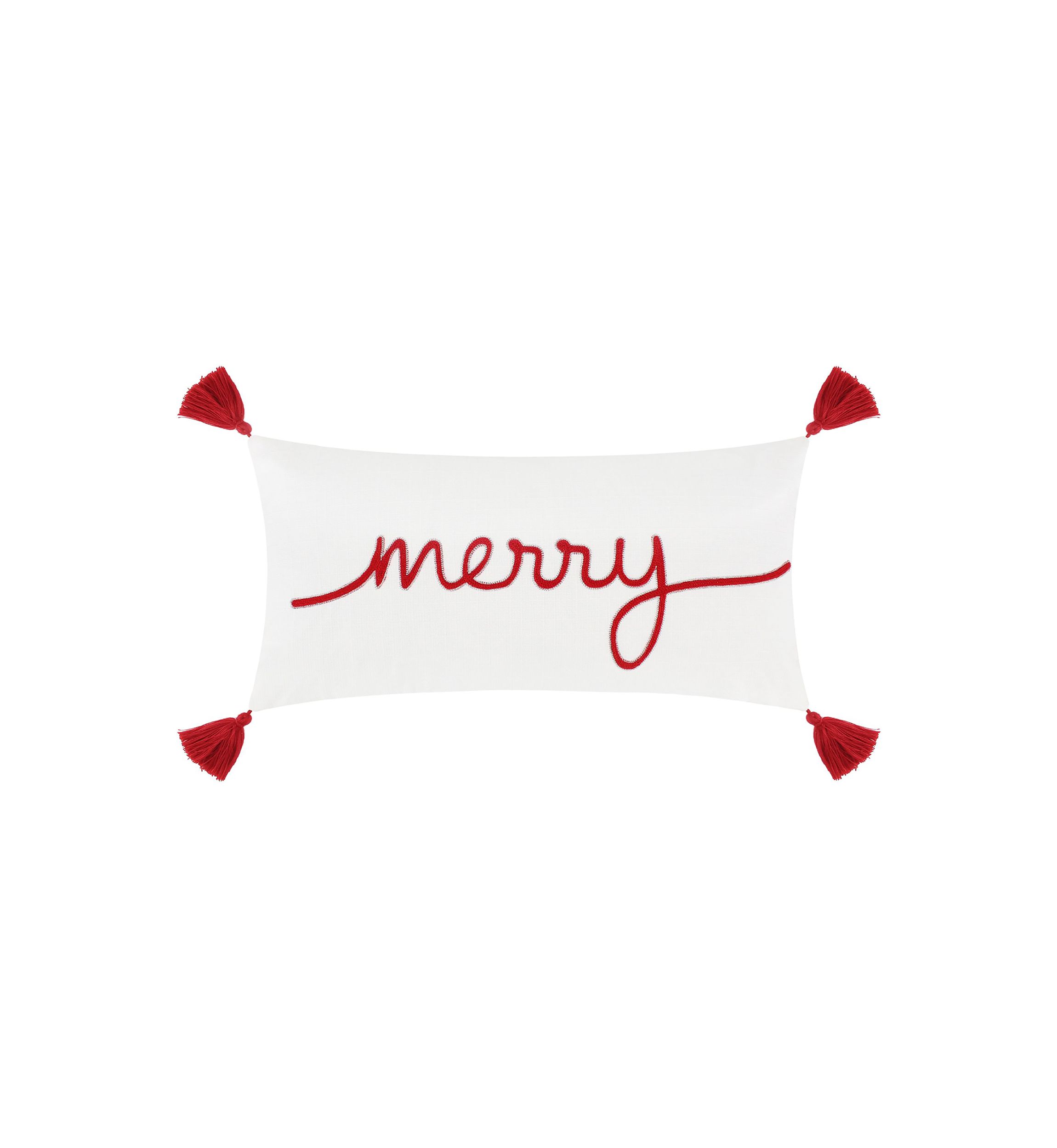 All is Bright Merry Pillow - 12" x 24"