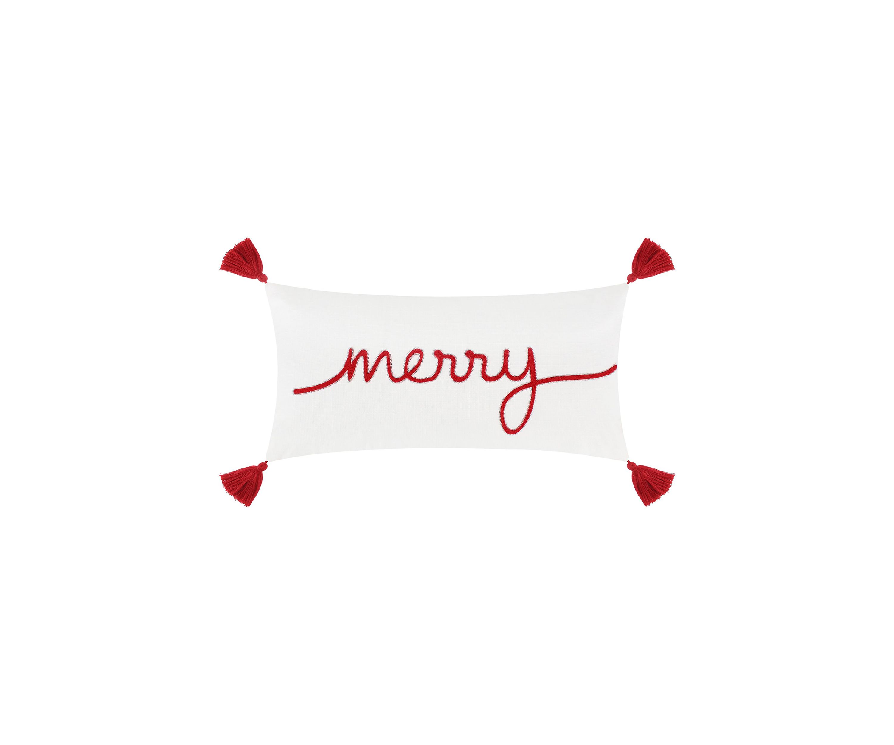 All is Bright Merry Pillow - 12" x 24"