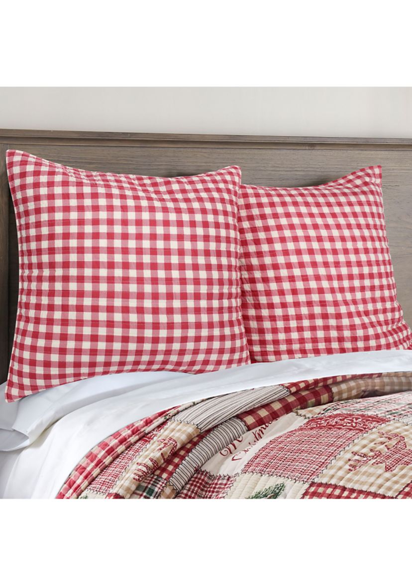 Home For Christmas Euro Sham Set of 2