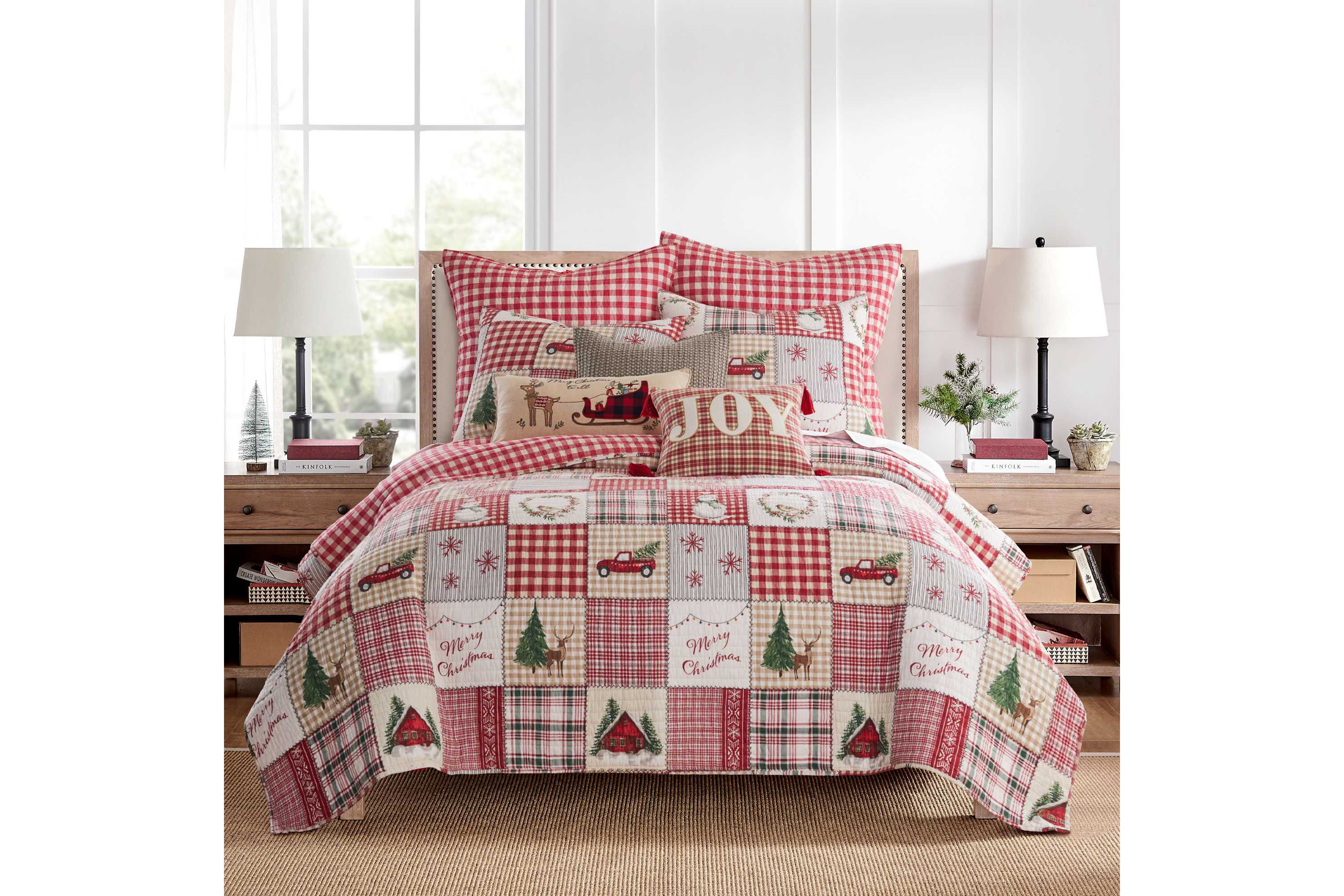 Home For Christmas Euro Sham Set of 2