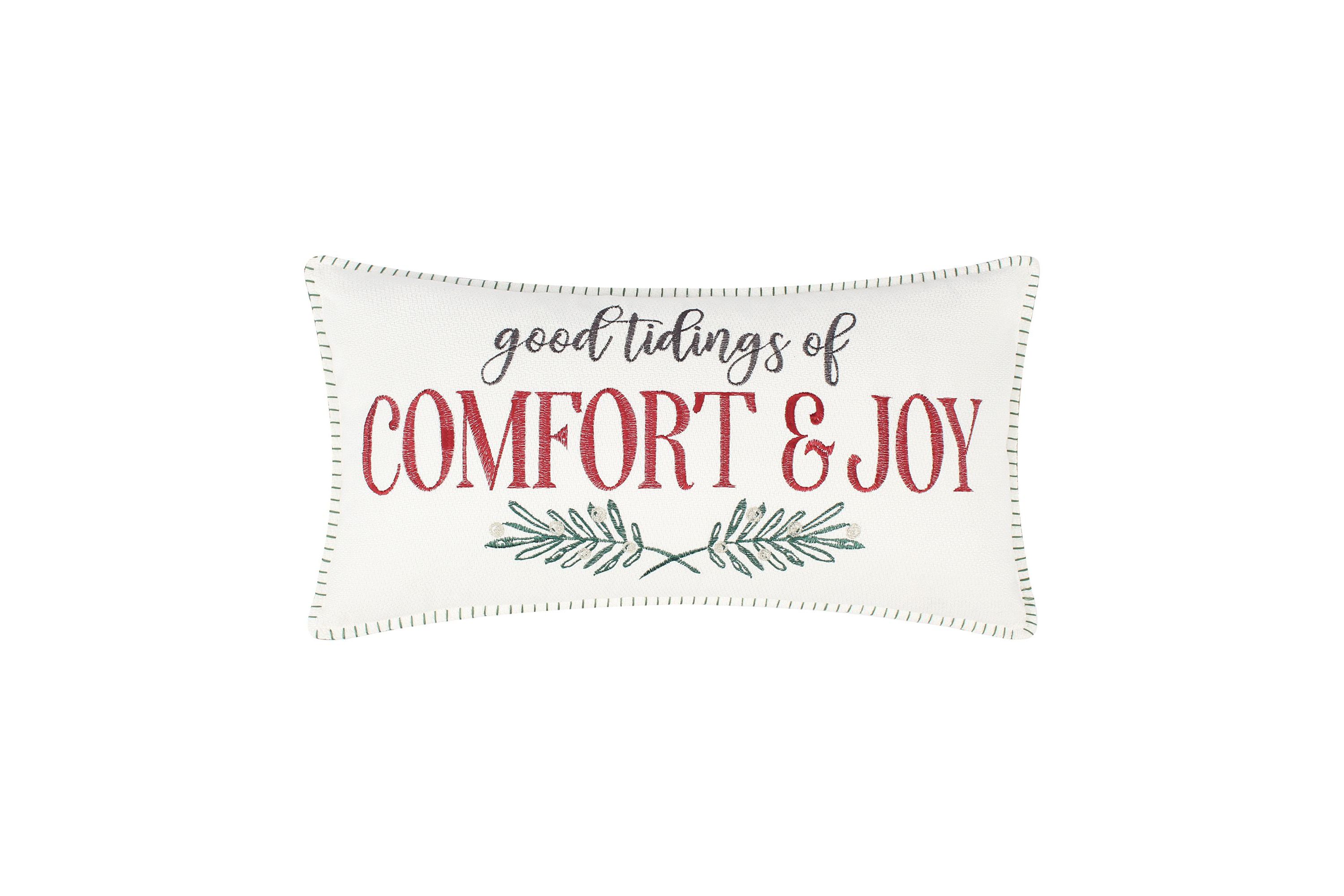 Spencer Plaid Comfort & Joy Pillow
