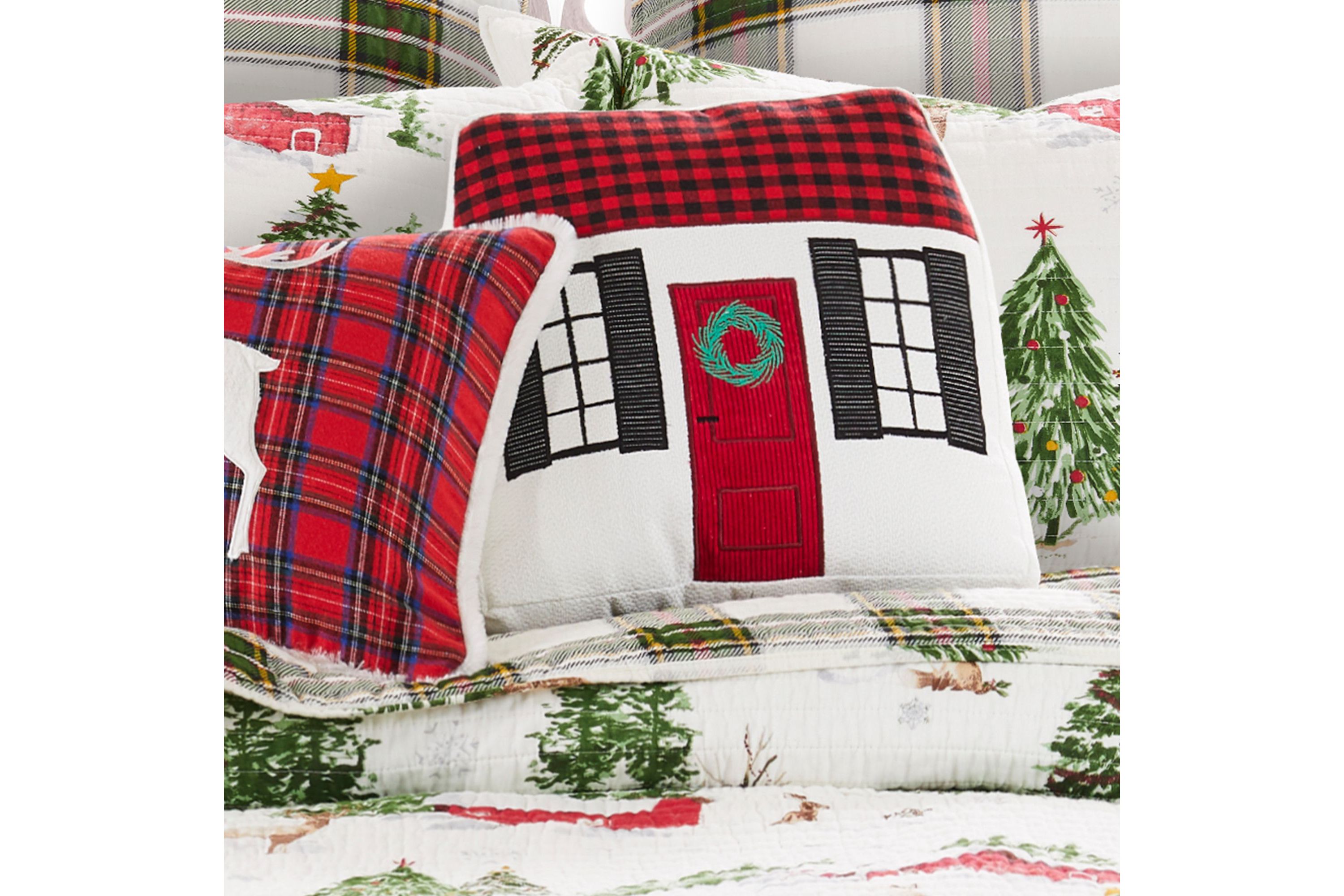 Tatum Pines Holiday Home Pillow 14x13