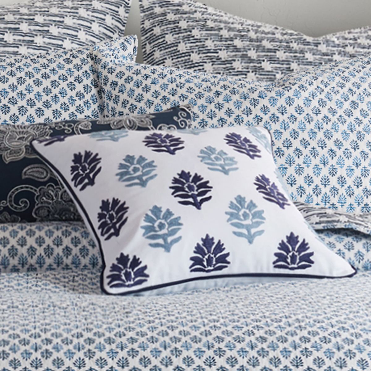 Aditya Flowers Pillow 18x18