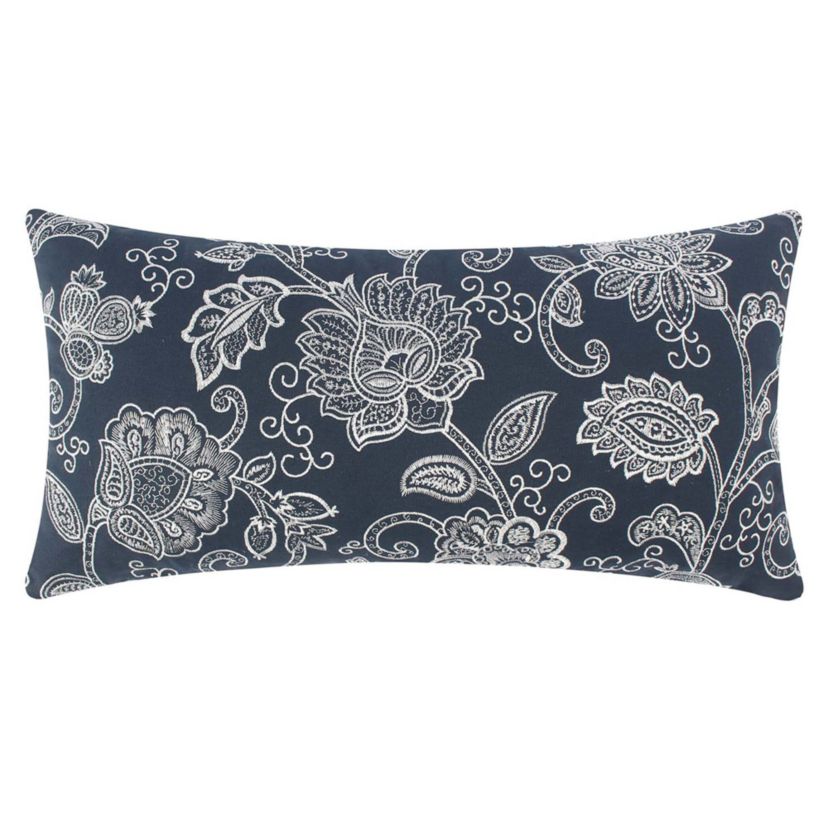 Aditya Navy Pillow 12x24