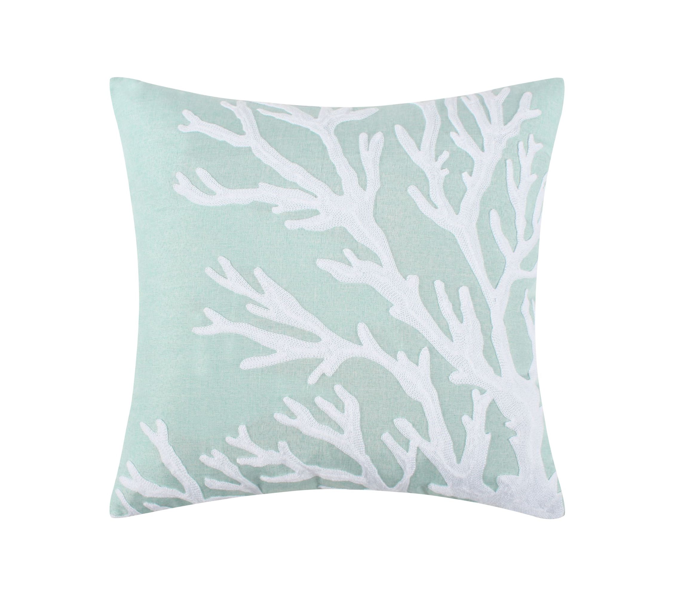Ocean Meadow Coral Pillow