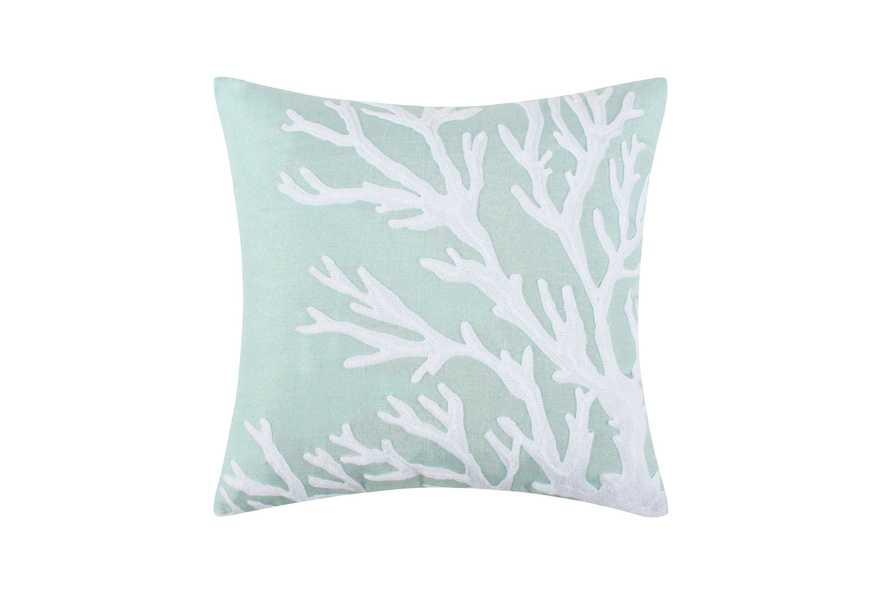 Ocean Meadow Coral Pillow