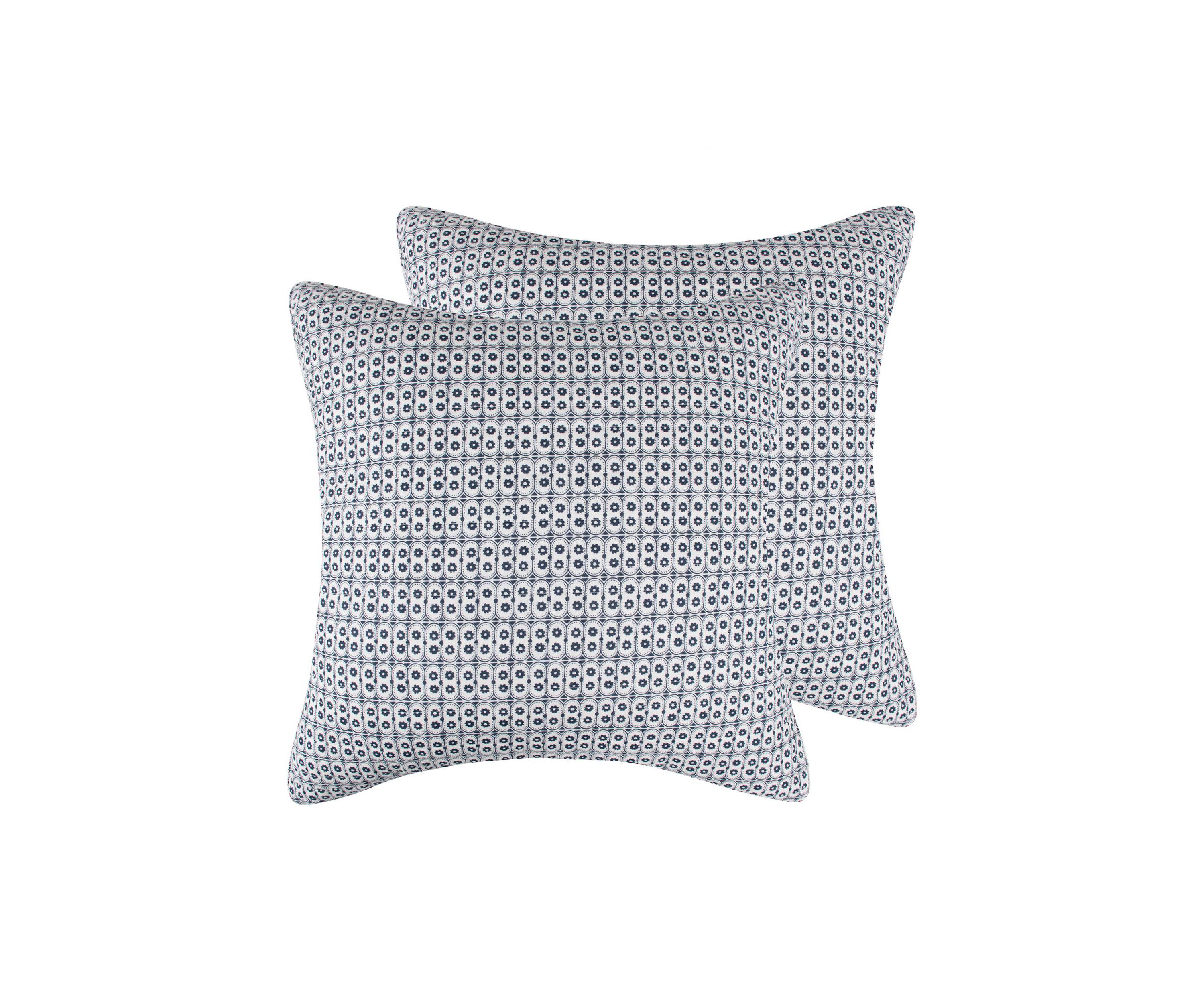 English Forest Navy Euro Sham Set of 2