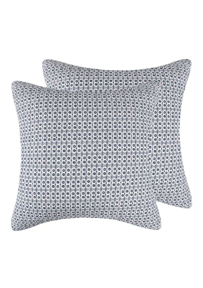 English Forest Navy Euro Sham Set of 2