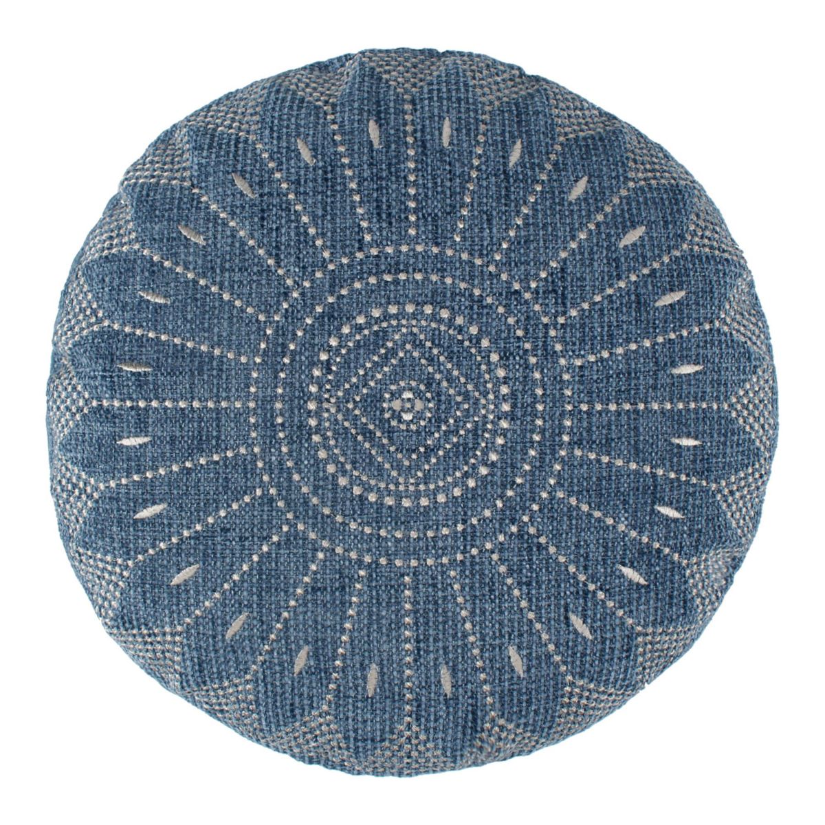 Adare Blue Round Pillow
