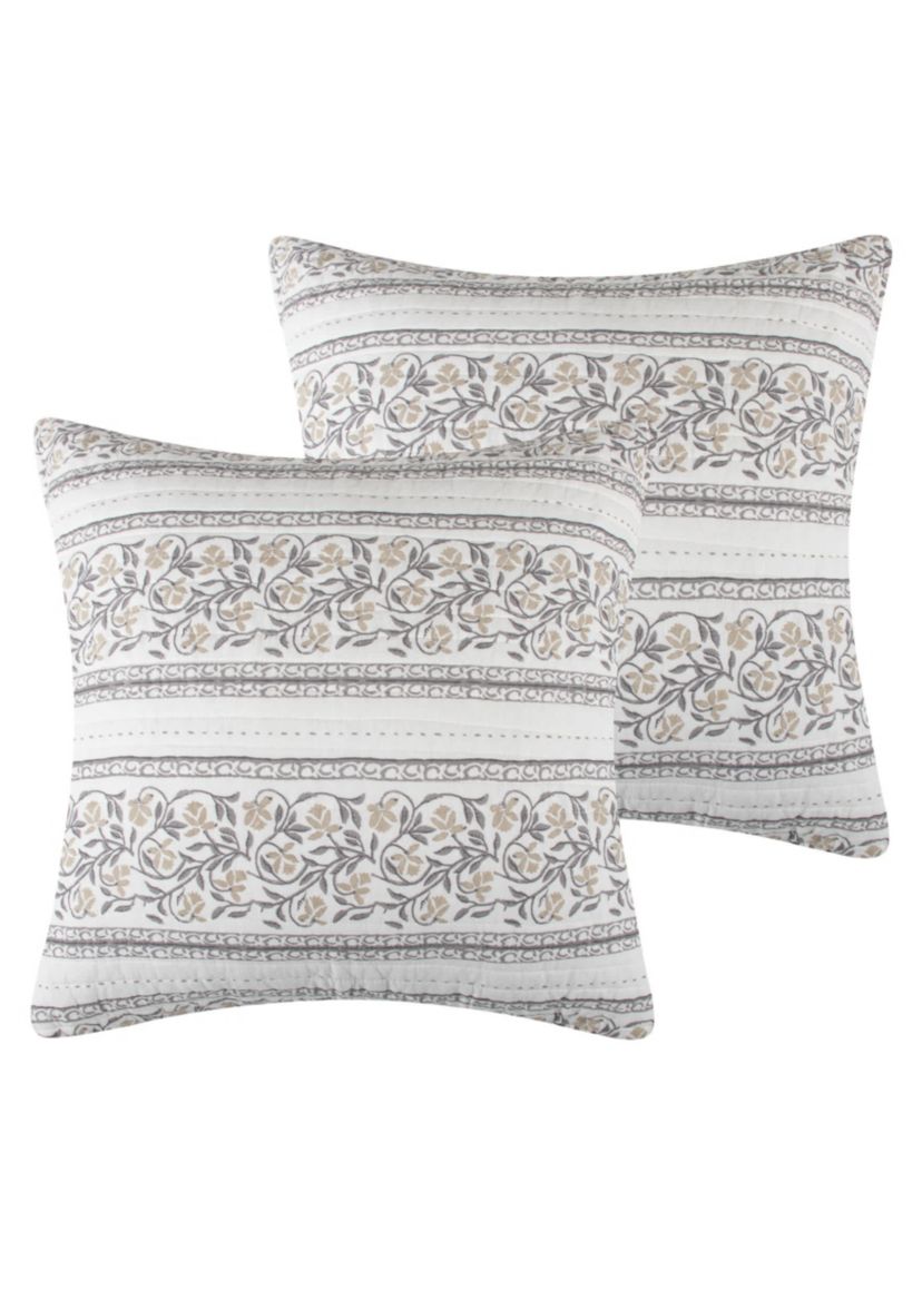 Adare Taupe  Euro Sham Set of 2