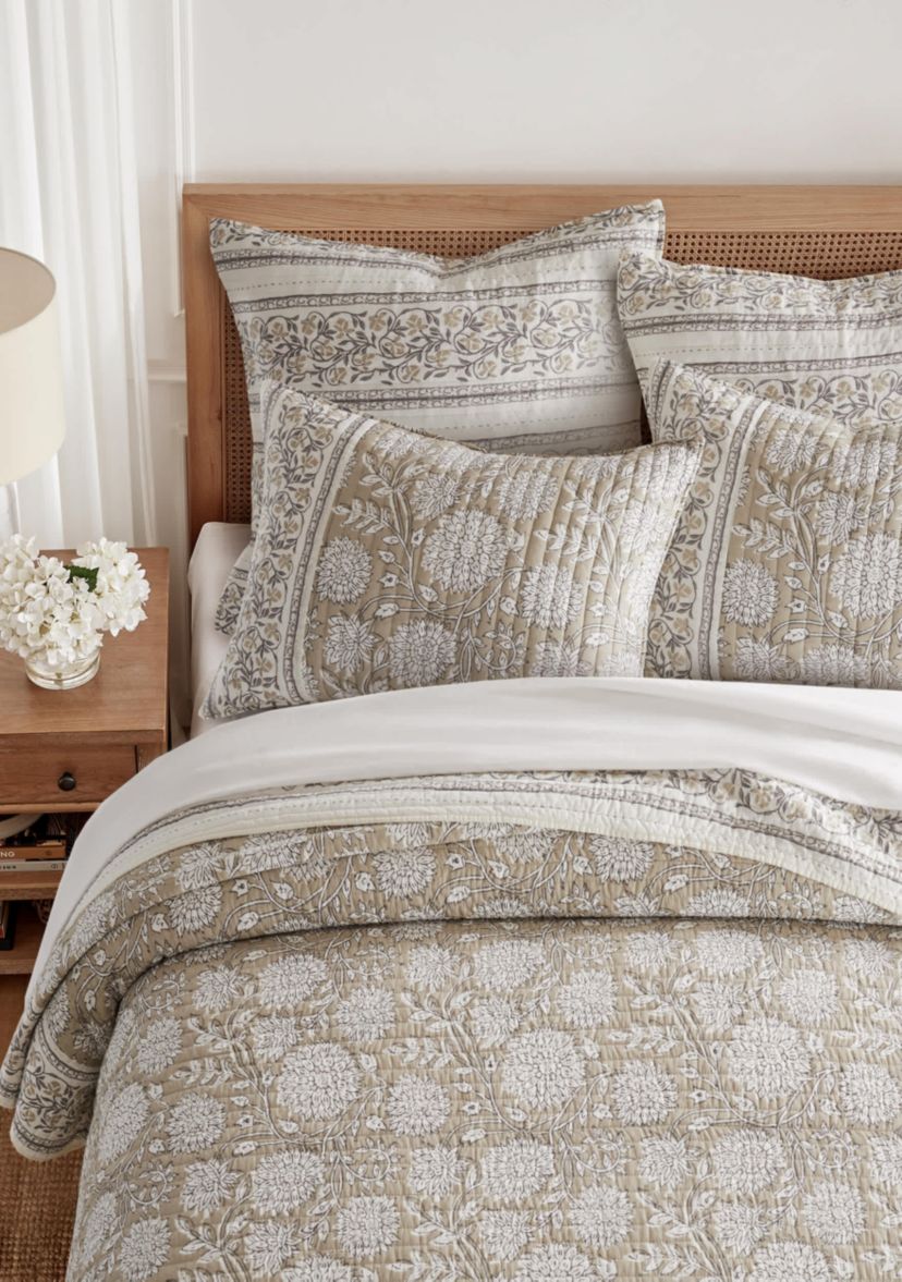 Adare Taupe  Euro Sham Set of 2