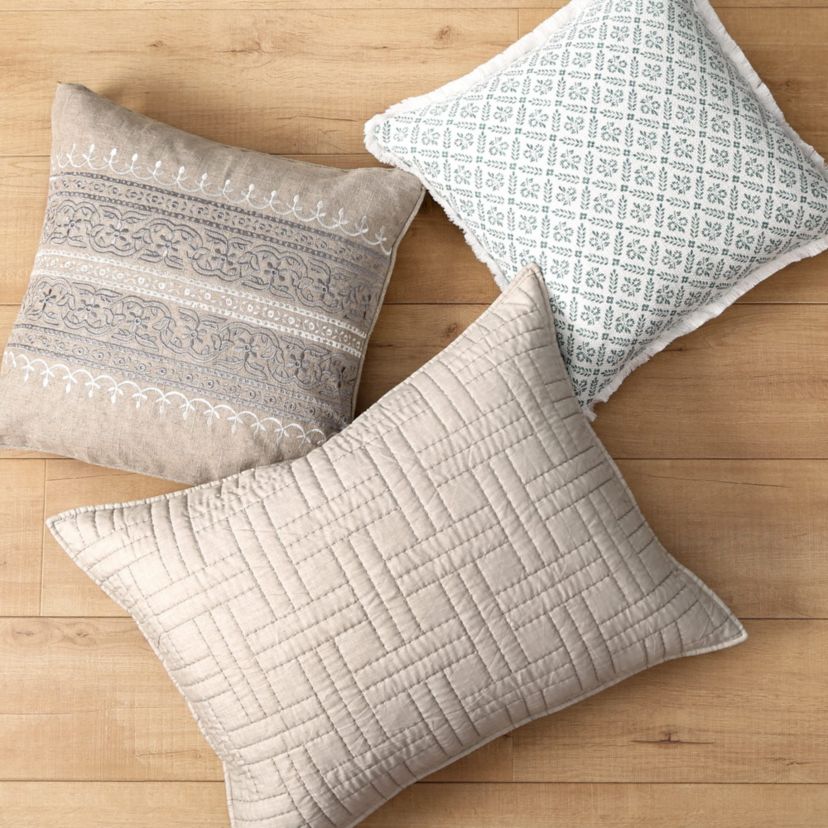 Melange Fringe Pillow