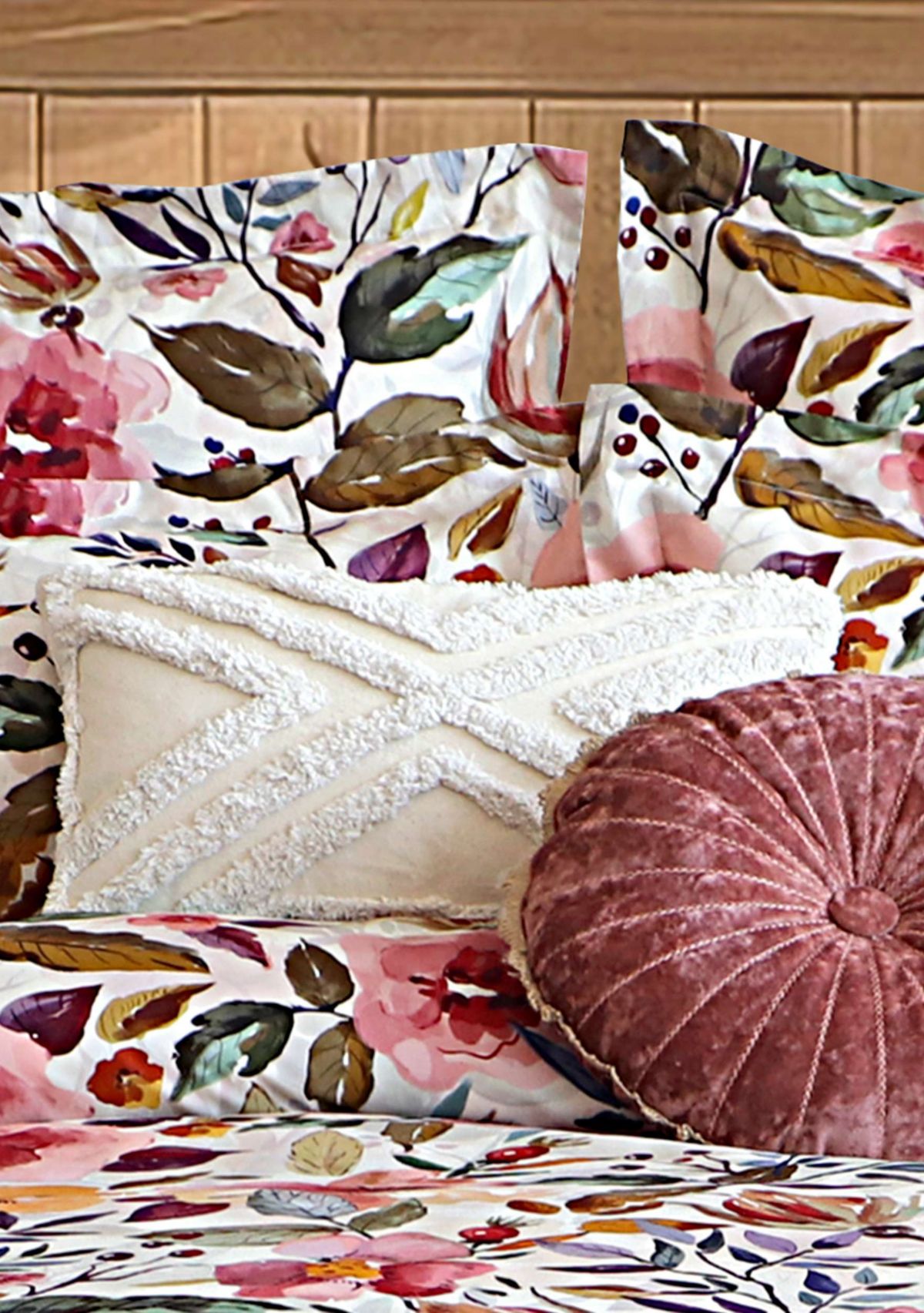 Mona White Pillow 12x20