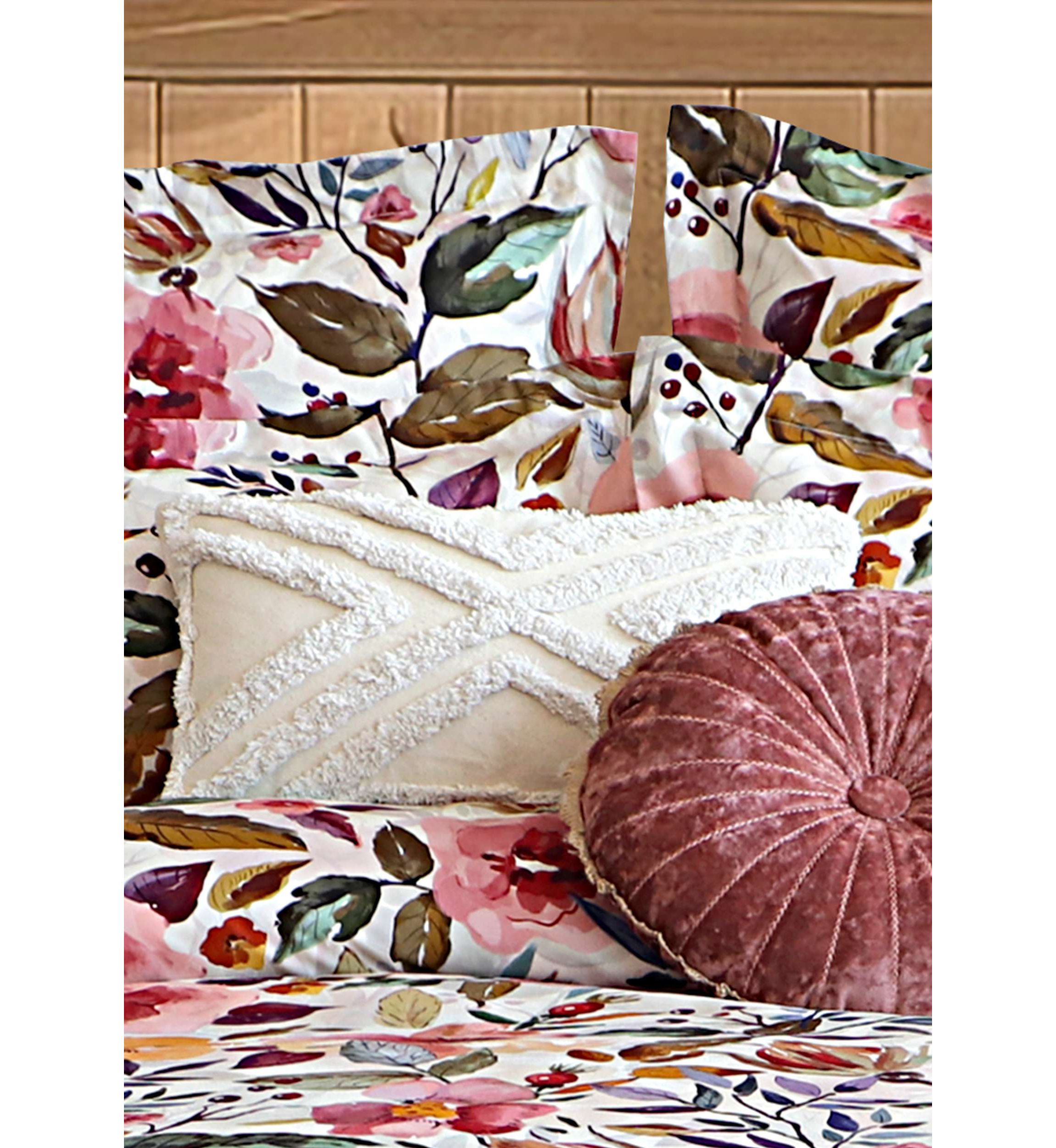 Mona White Pillow 12x20