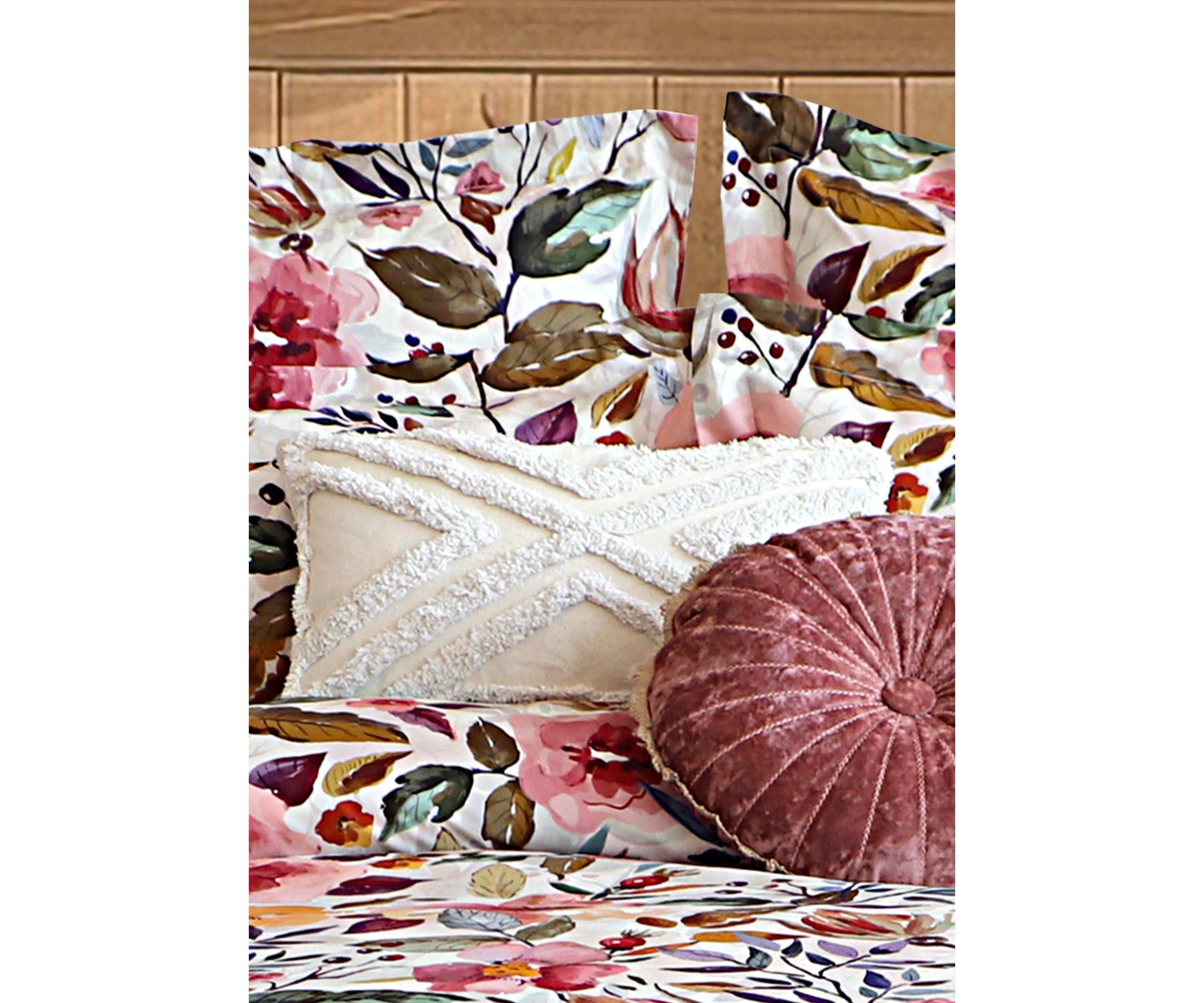 Mona White Pillow 12x20