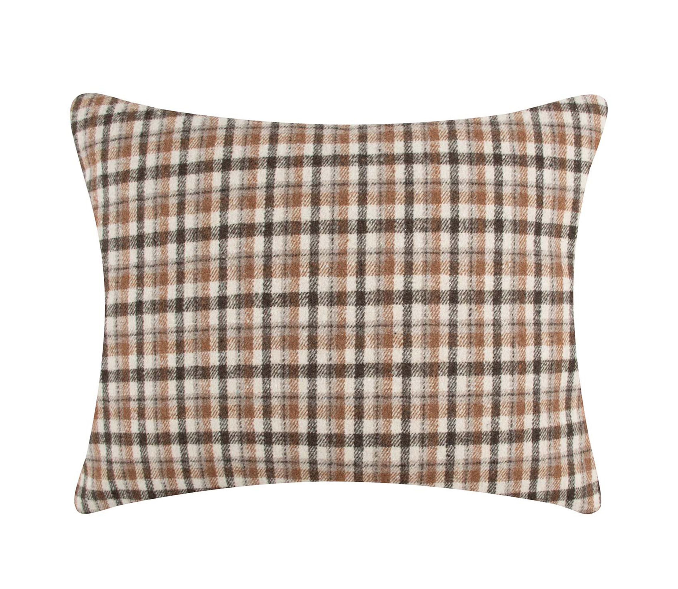 Lodge Toile Plaid Pillow