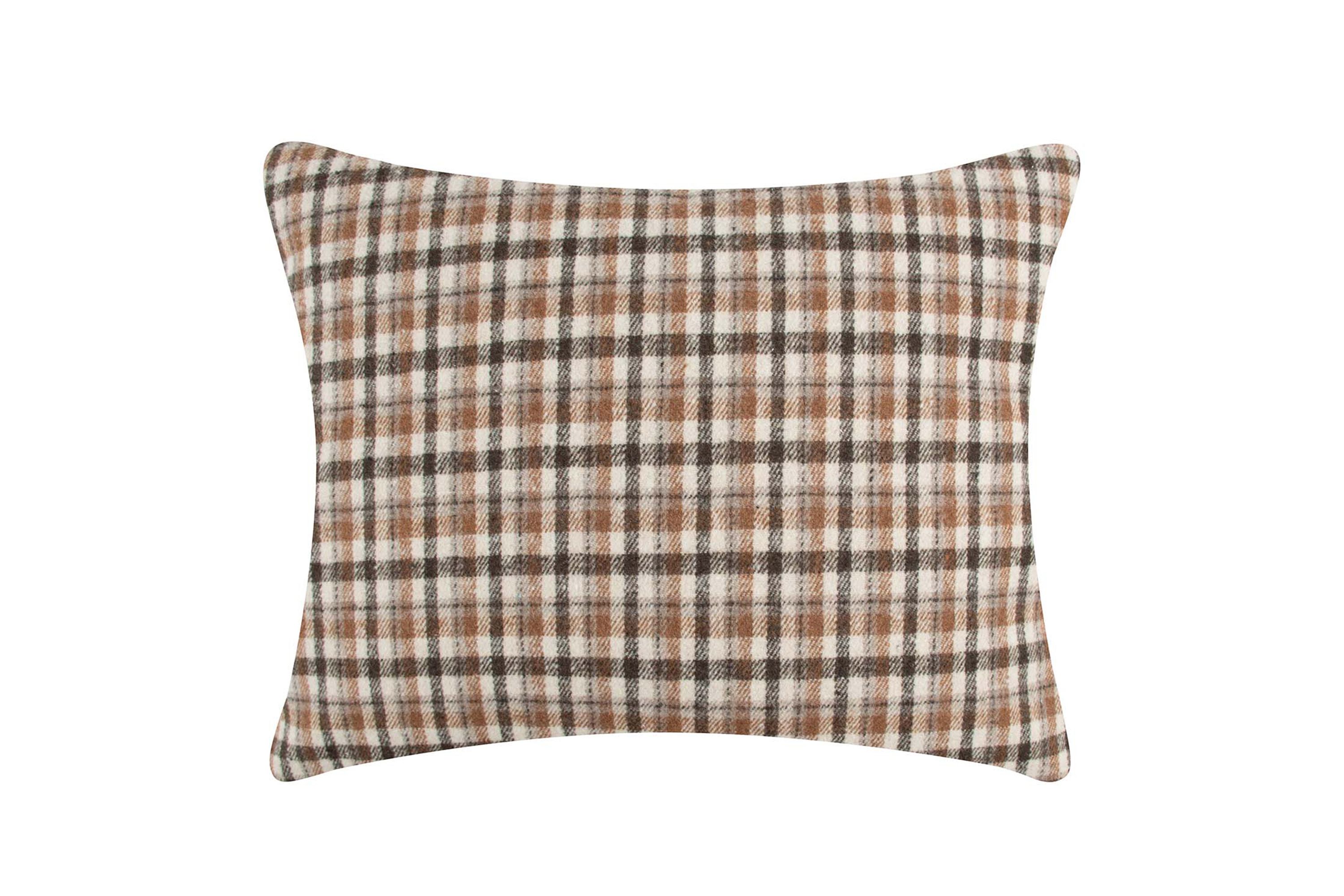 Lodge Toile Plaid Pillow
