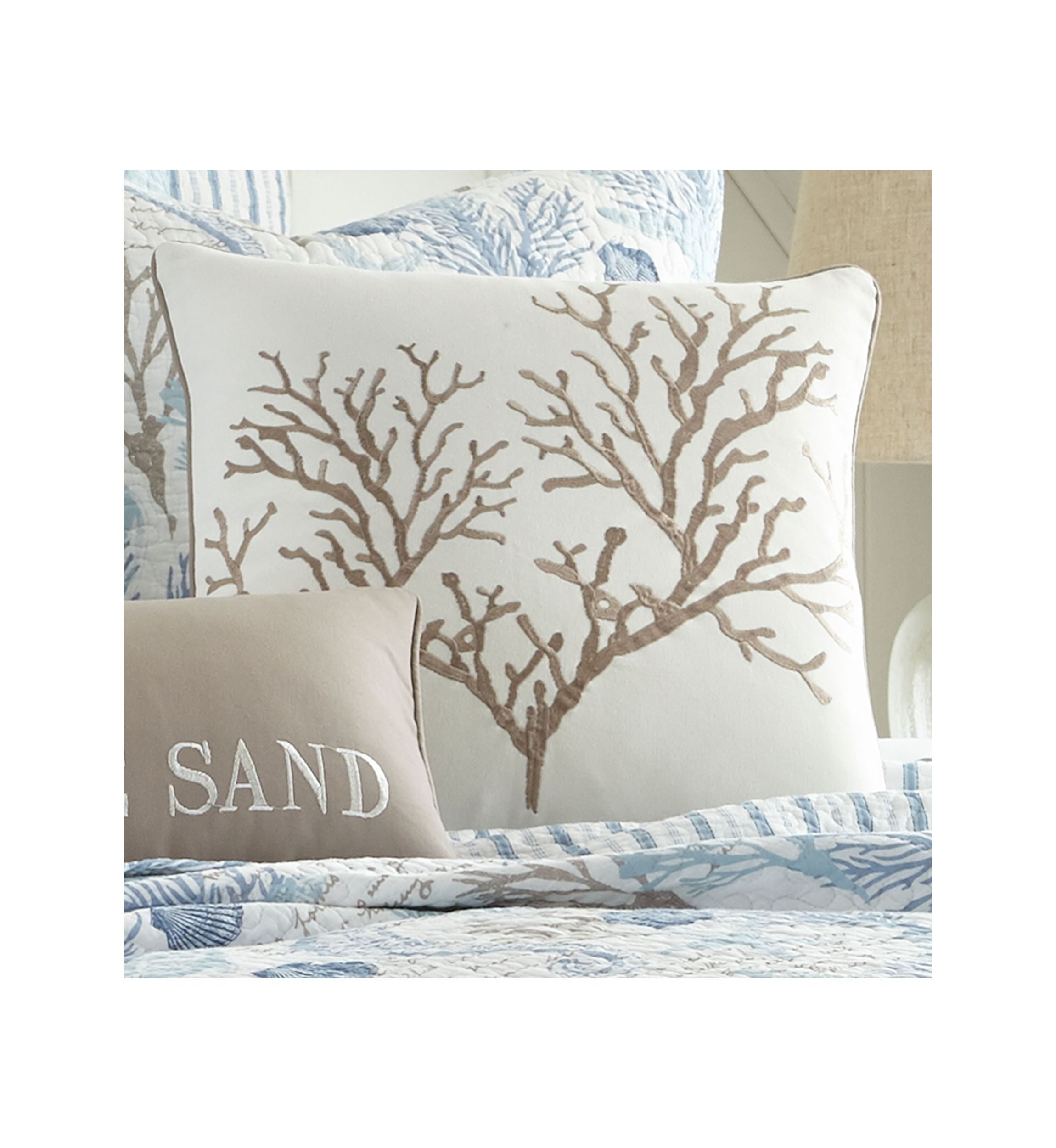  Galapagos Coral Pillow