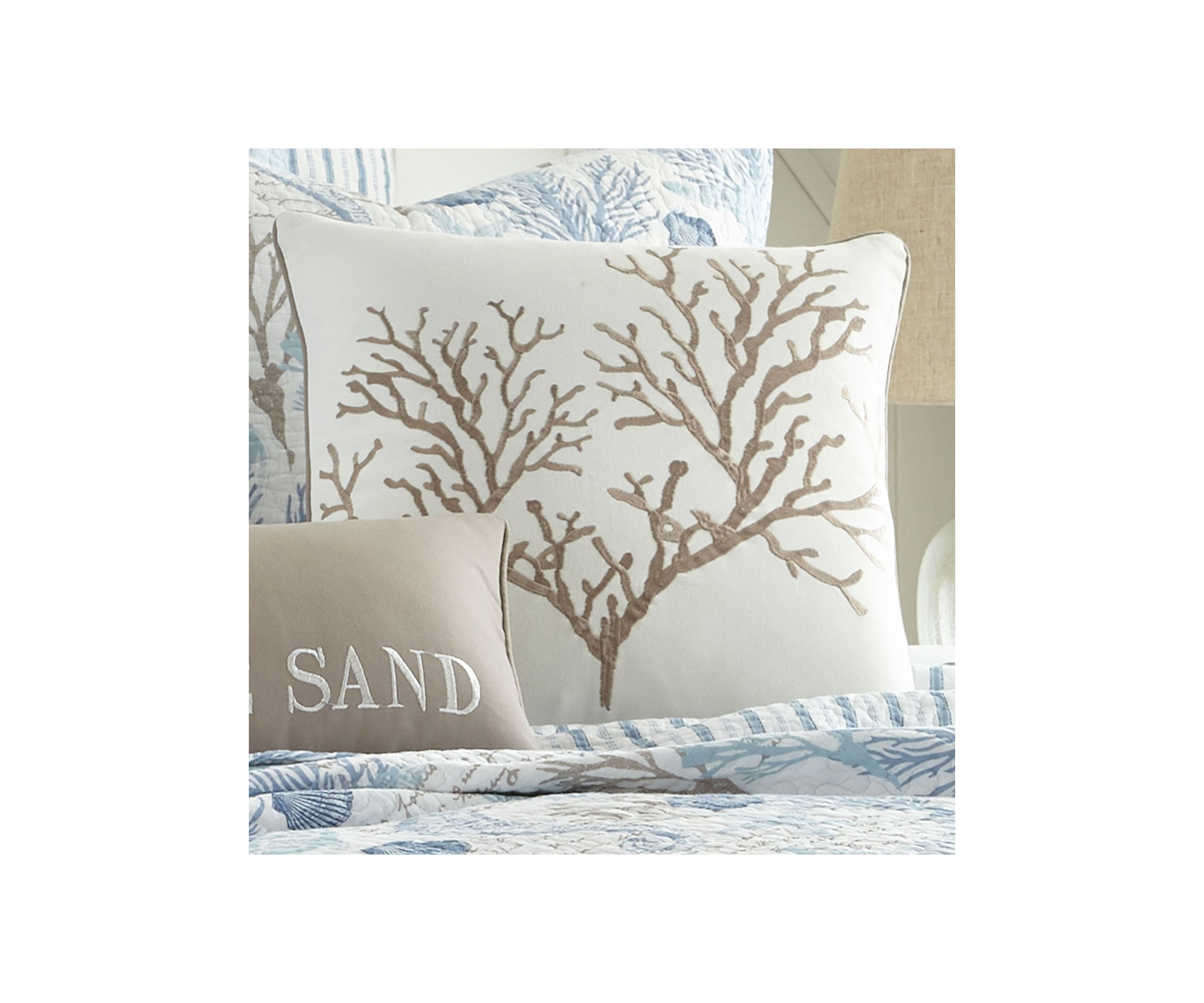  Galapagos Coral Pillow