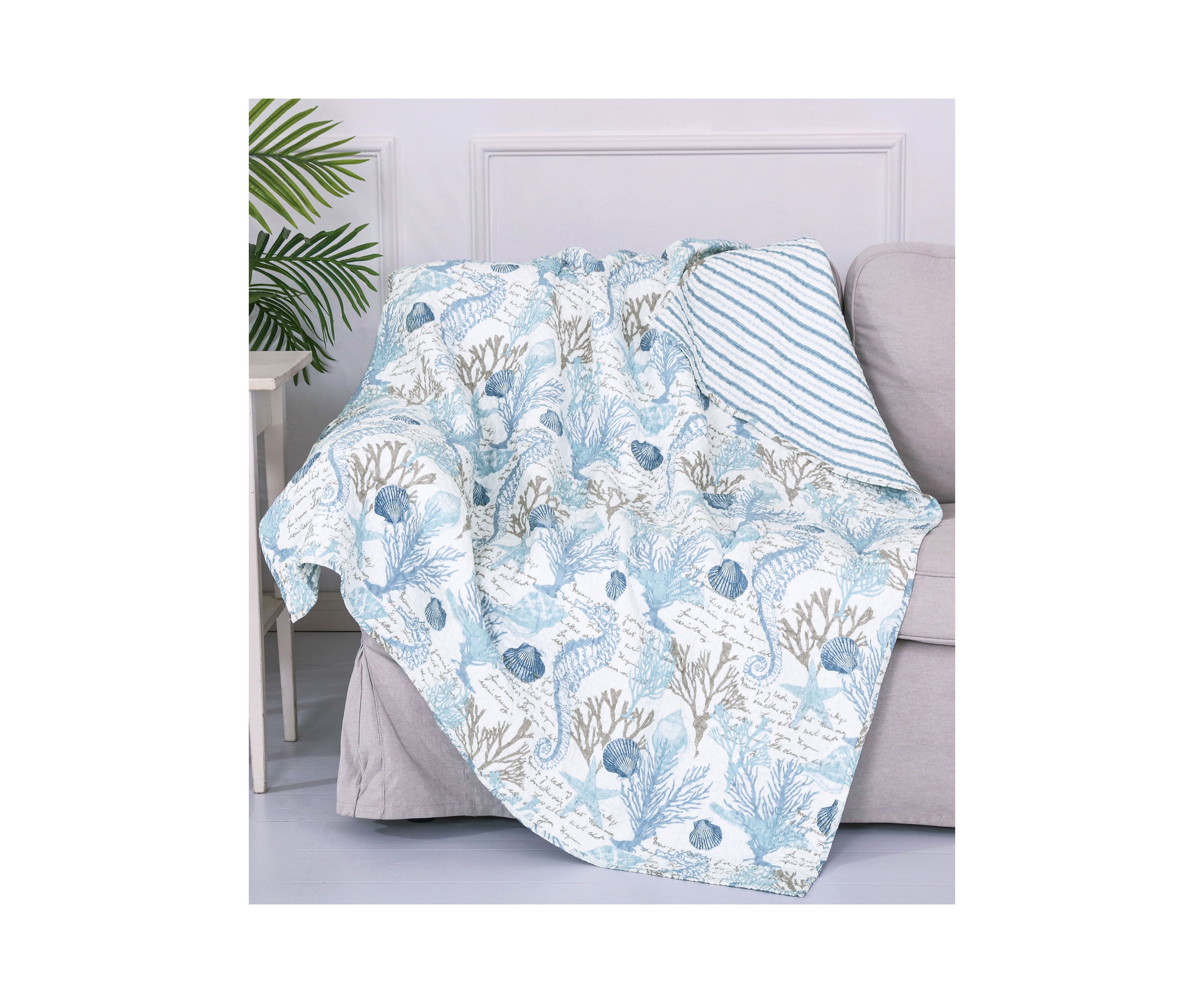Galapagos Quilted Throw