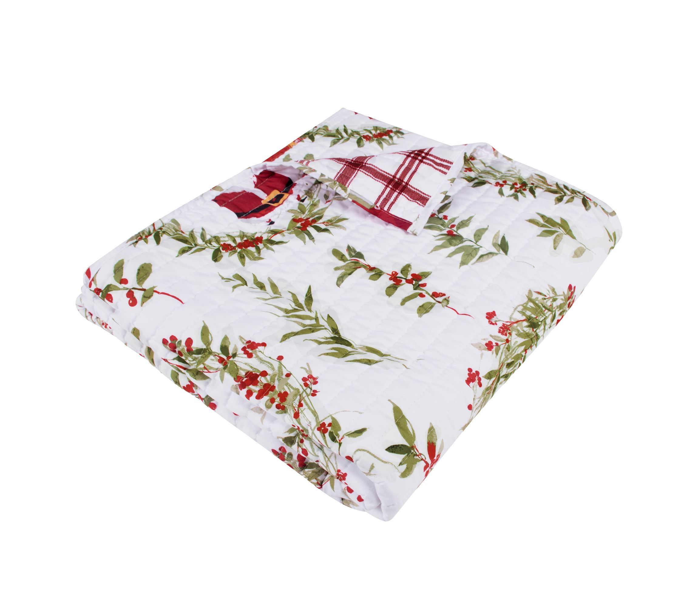 Pine & Plaid Quilted Throw